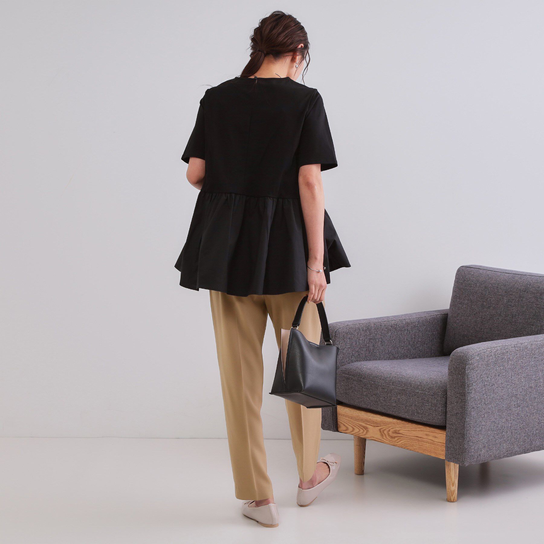 OPAQUE.CLIP「《6色展開/丈が選べる》美脚イージーテーパードパンツ/セットアップ対応【ストレッチ/洗濯機洗い可/防」|その他|