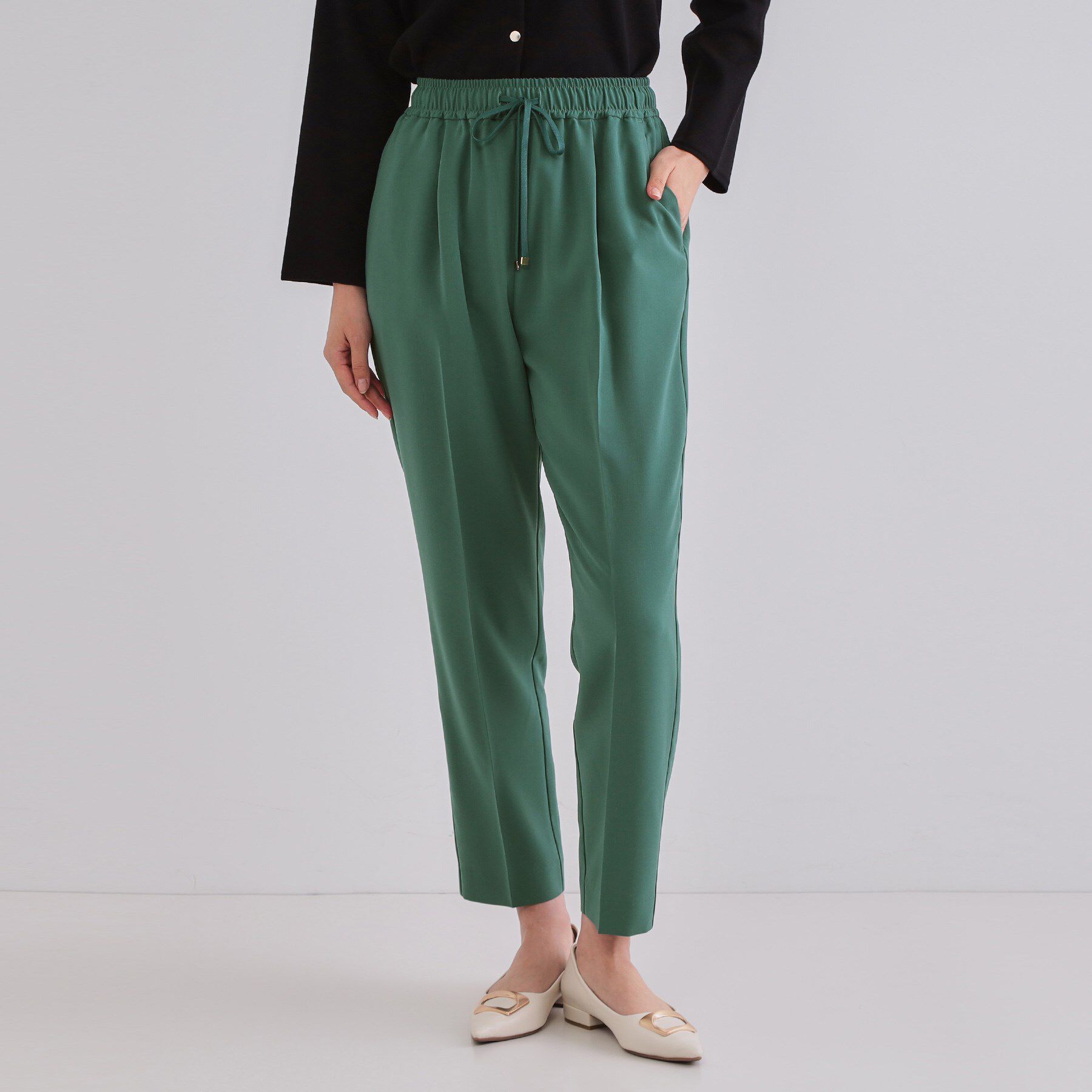 OPAQUE.CLIP「《6色展開/丈が選べる》美脚イージーテーパードパンツ/セットアップ対応【ストレッチ/洗濯機洗い可/防」|その他|