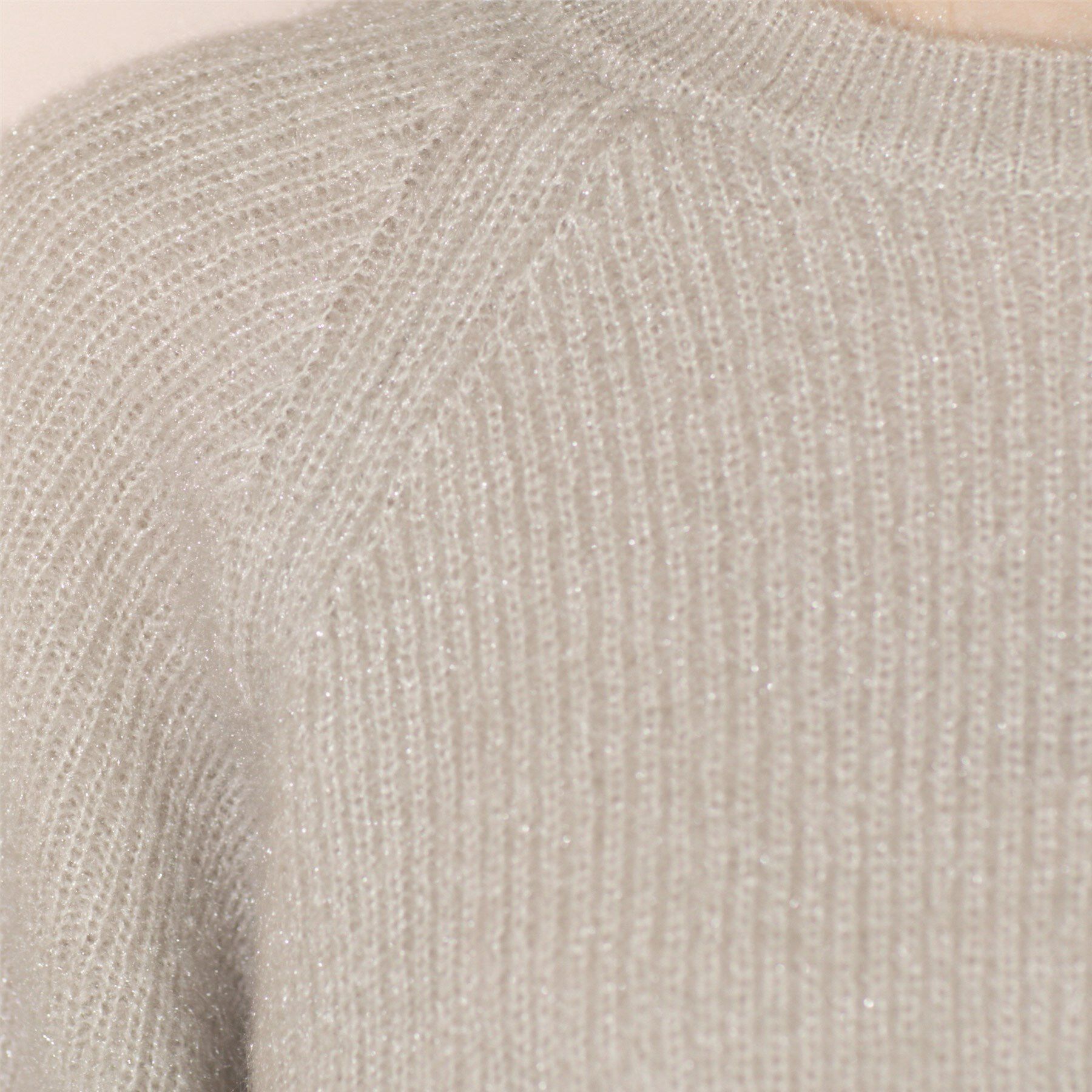 OPAQUE.CLIP「クリアシャギークルーネックニット【洗える】」|ニット・セーター|