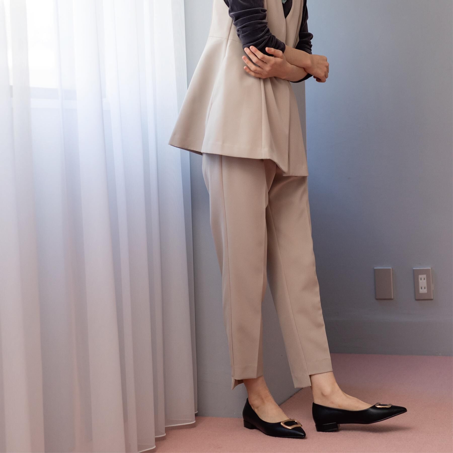 OPAQUE.CLIP「ステップヘムテーパードパンツ/セットアップ対応可【洗濯機OK】」|その他|