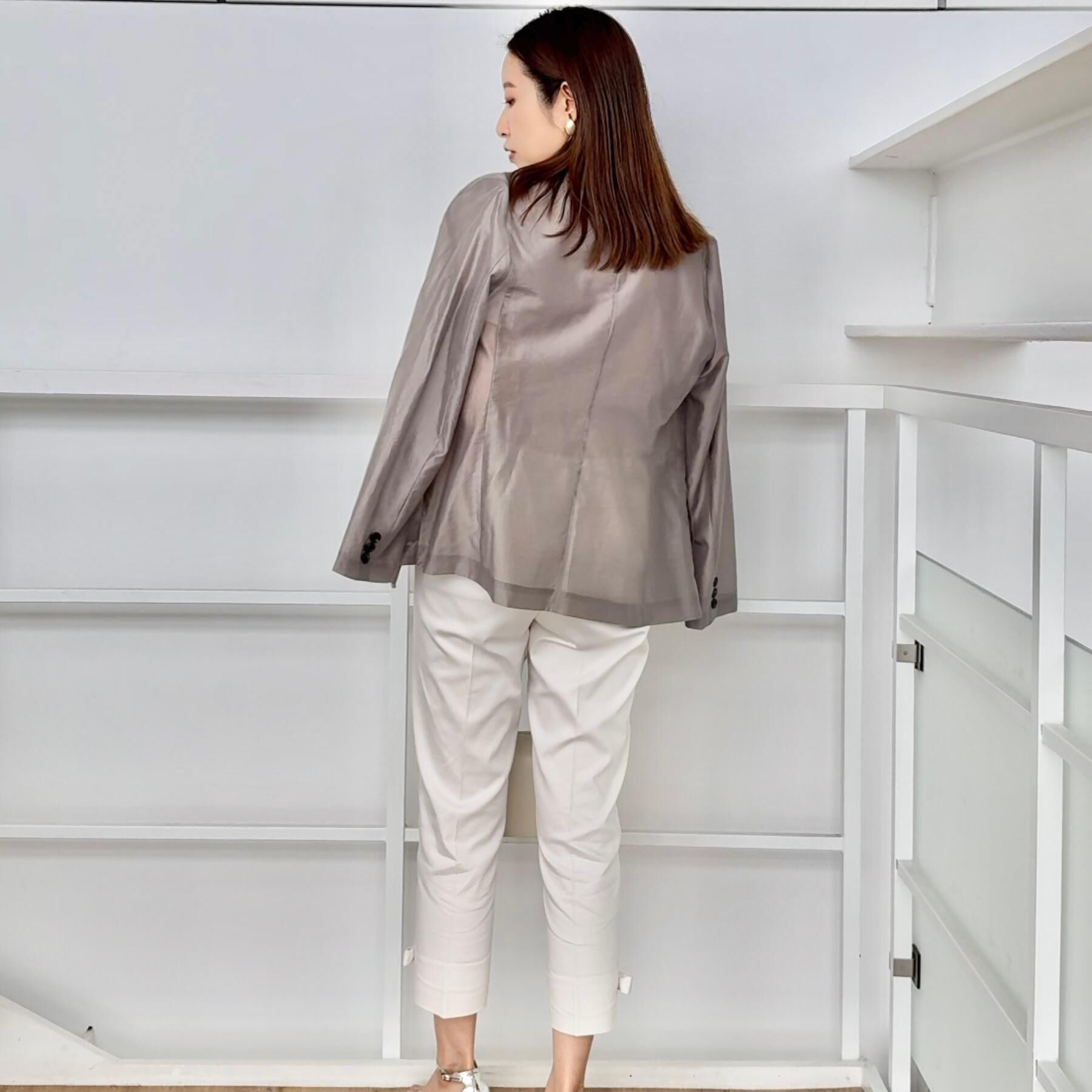 Couture broach「【オシャレな透け感・通勤】シアージャケット」|テーラードジャケット|