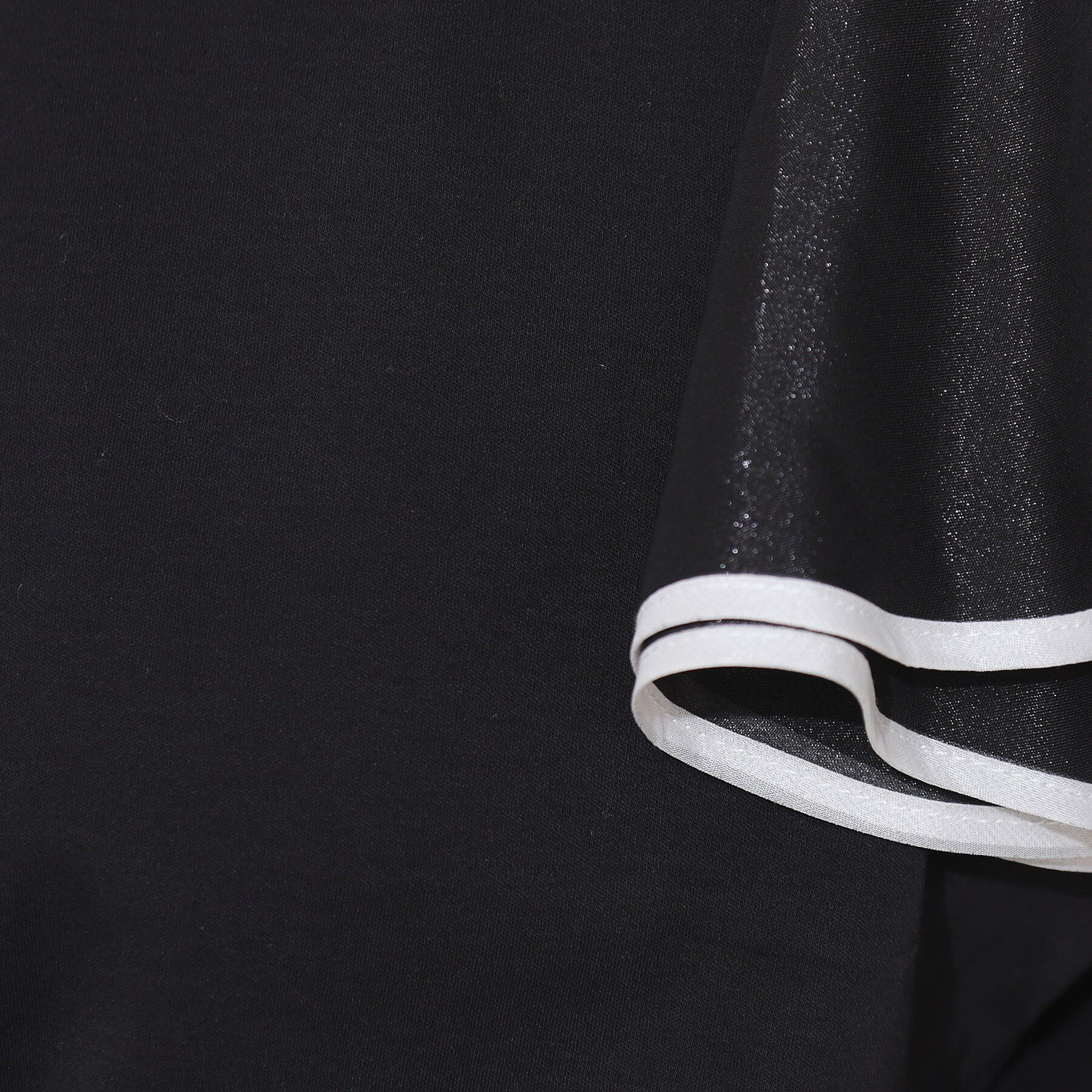 Couture broach「【マシンウォッシャブル・UVケア・接触冷感・二の腕カバー】配色フレアドッキングカットソー」|Tシャツ・カットソー|