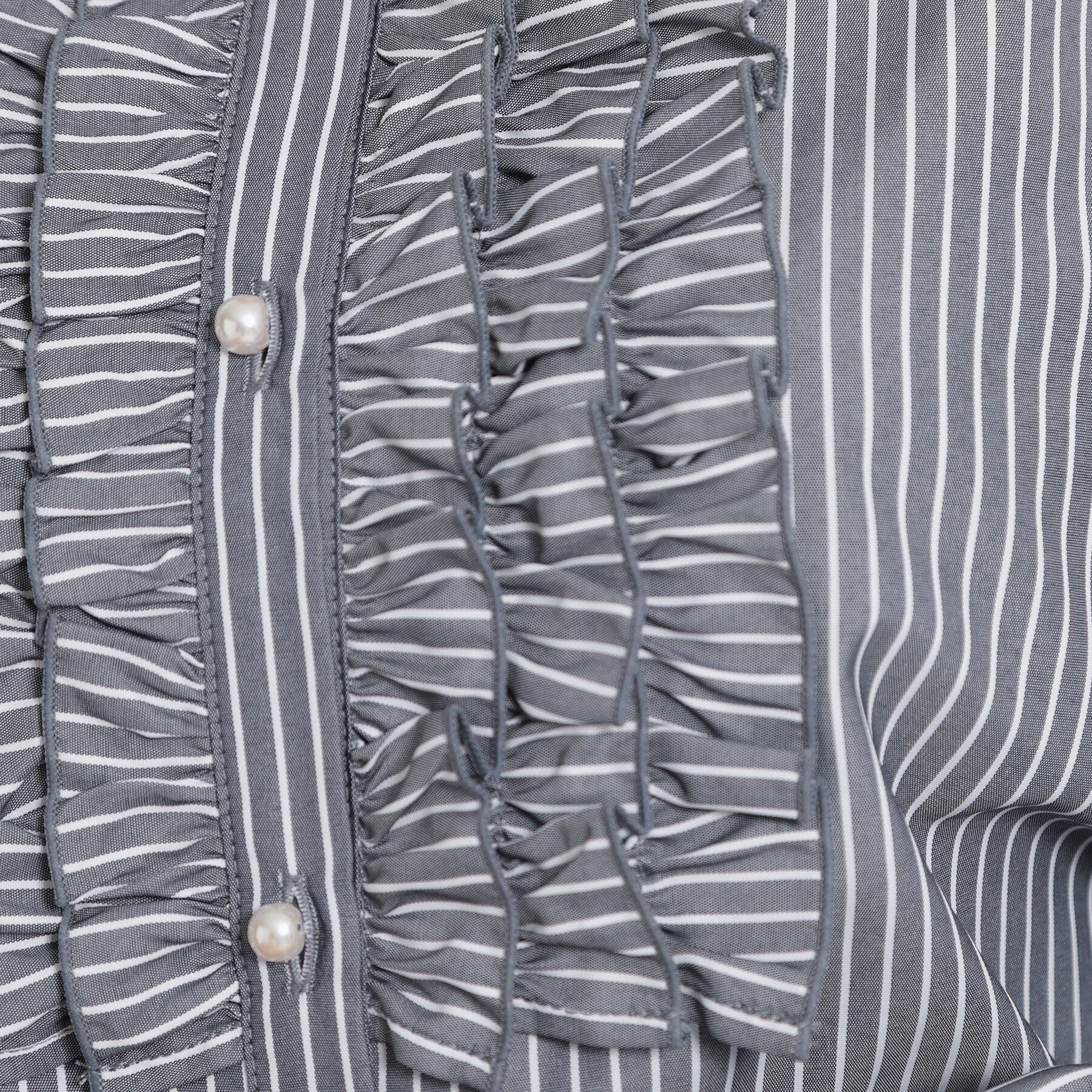 Couture broach「ストライプフリルBL」|シャツ・ブラウス|