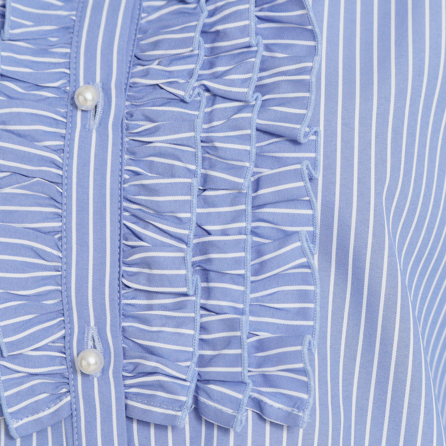 Couture broach「ストライプフリルBL」|シャツ・ブラウス|