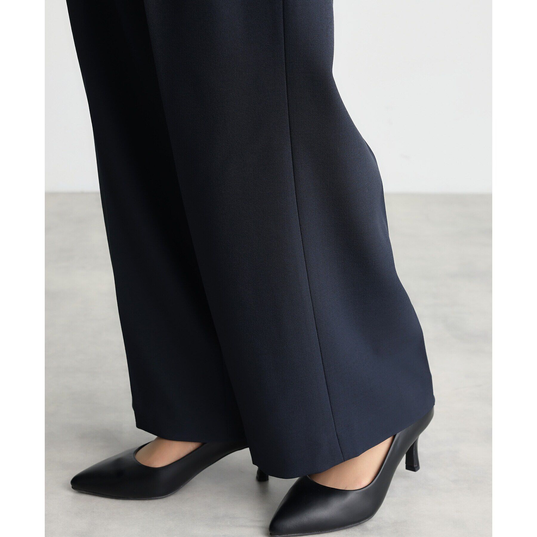 THE SHOP TK「【ONOFF活躍／セレモニー／通勤】CAVIAN タックワイドパンツ／洗える」|その他|