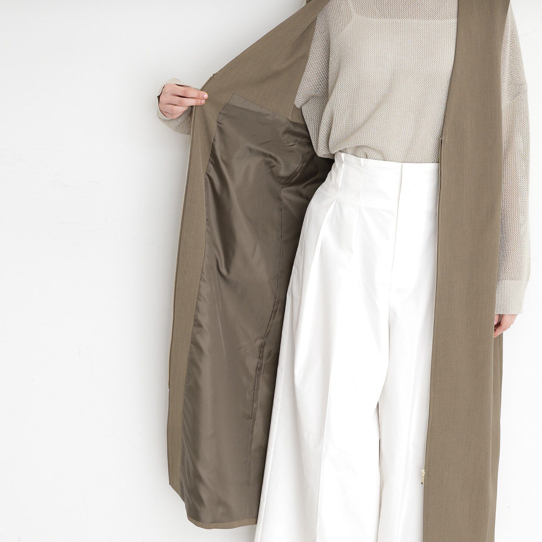 THE SHOP TK「2WAYジップジャンスカ【洗える】」|ワンピース|