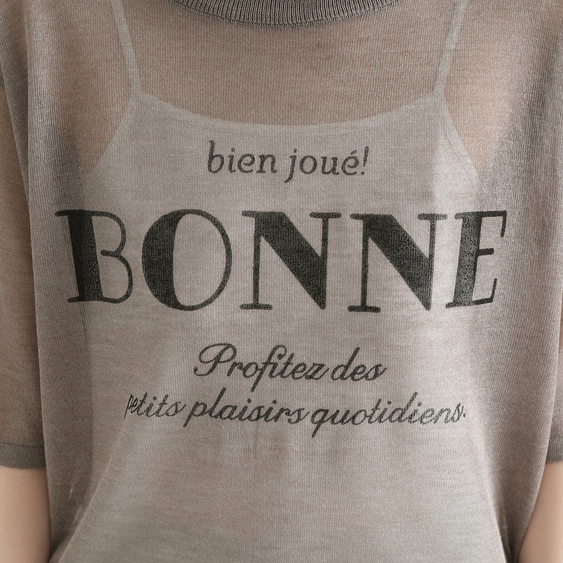 THE SHOP TK「光沢シアーロゴプルオーバー【洗える】」|Tシャツ・カットソー|