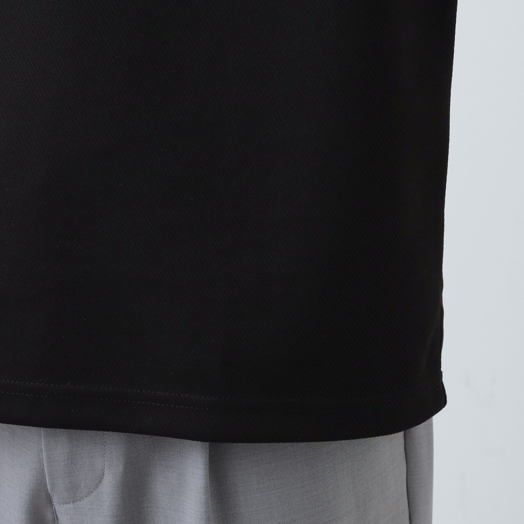 THE SHOP TK「ビジネス兼用 カルゼモックネック 洗濯機ok」|Tシャツ・カットソー|