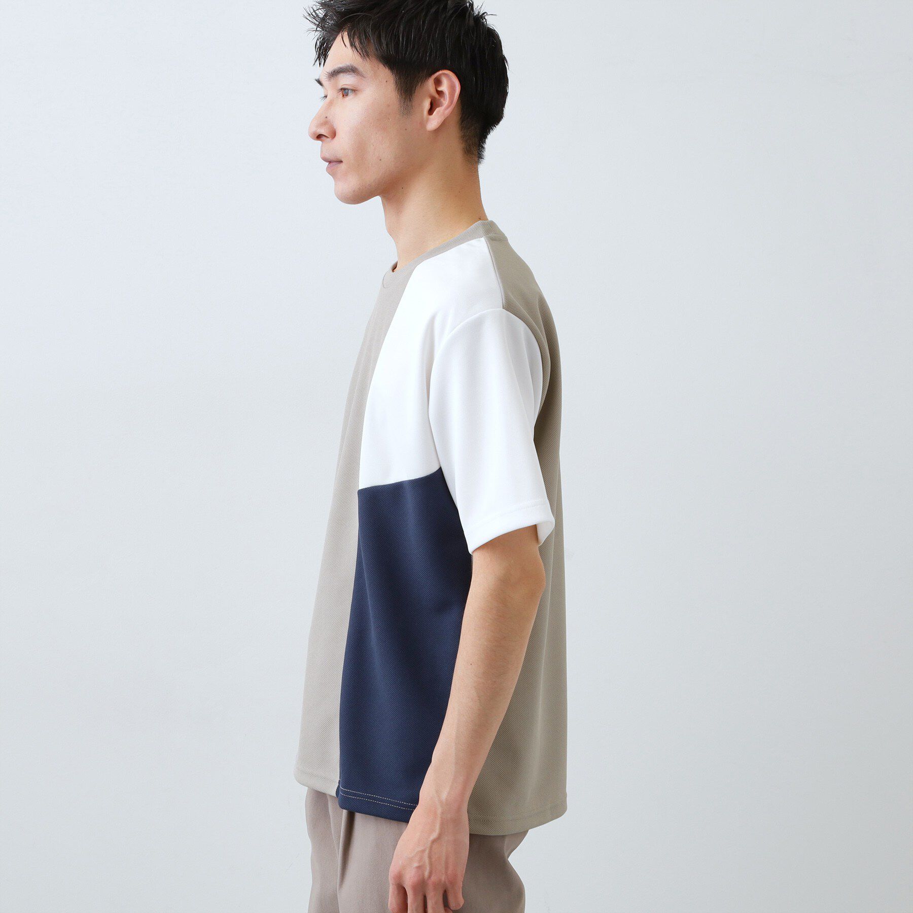 THE SHOP TK「【Blocks】切替プルオーバー S／」|Tシャツ・カットソー|