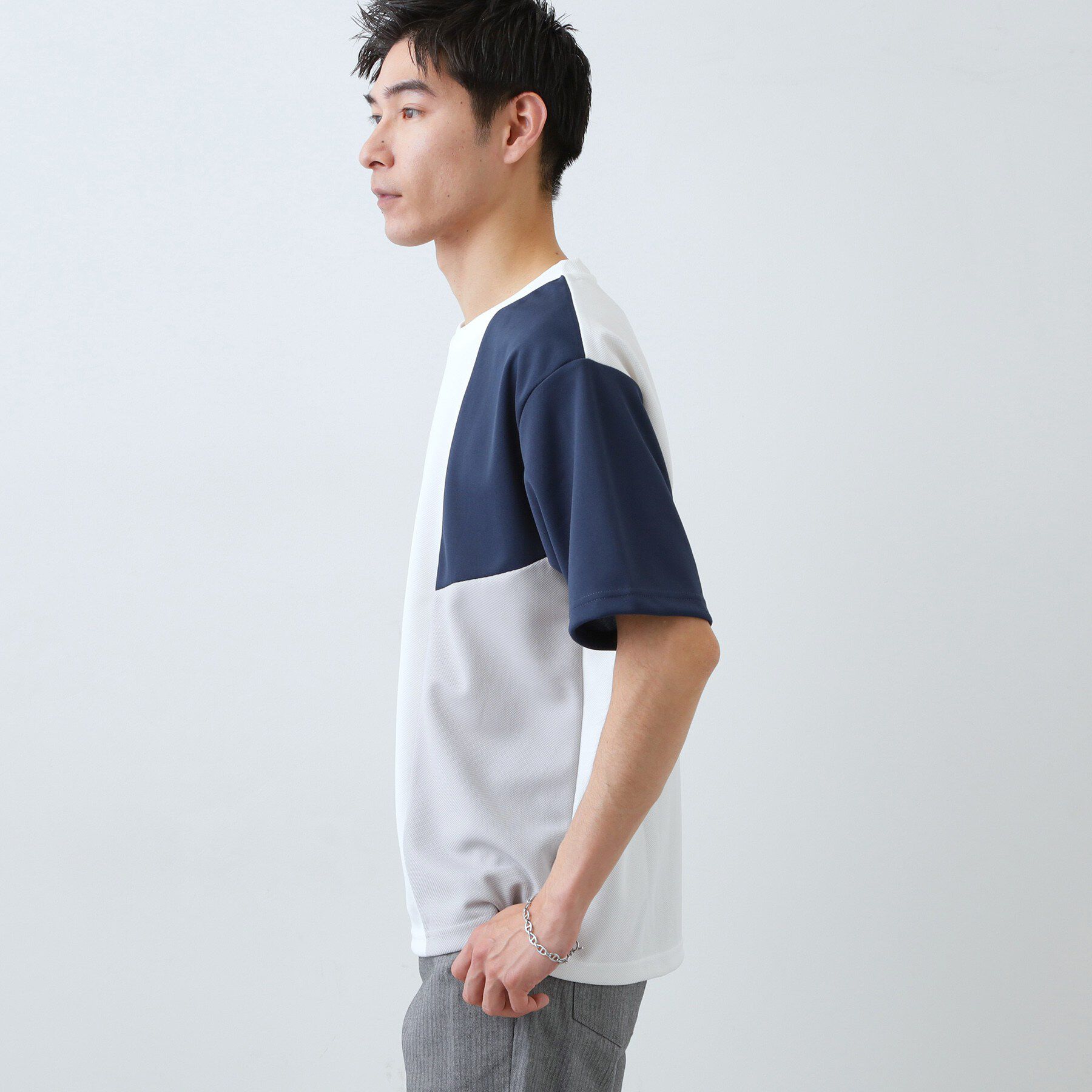 THE SHOP TK「【Blocks】切替プルオーバー S／」|Tシャツ・カットソー|