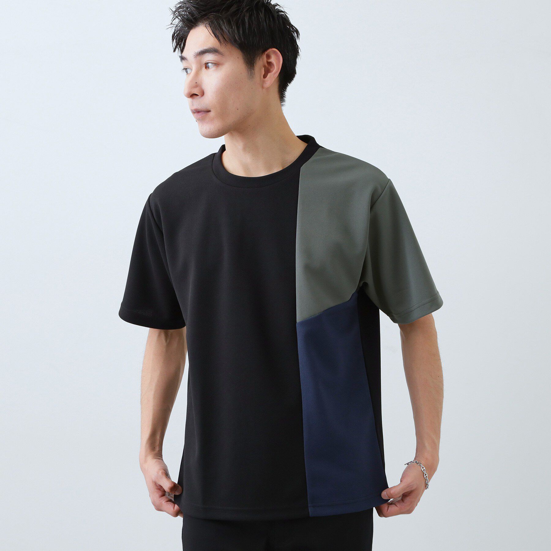 THE SHOP TK「【Blocks】切替プルオーバー S／」|Tシャツ・カットソー|