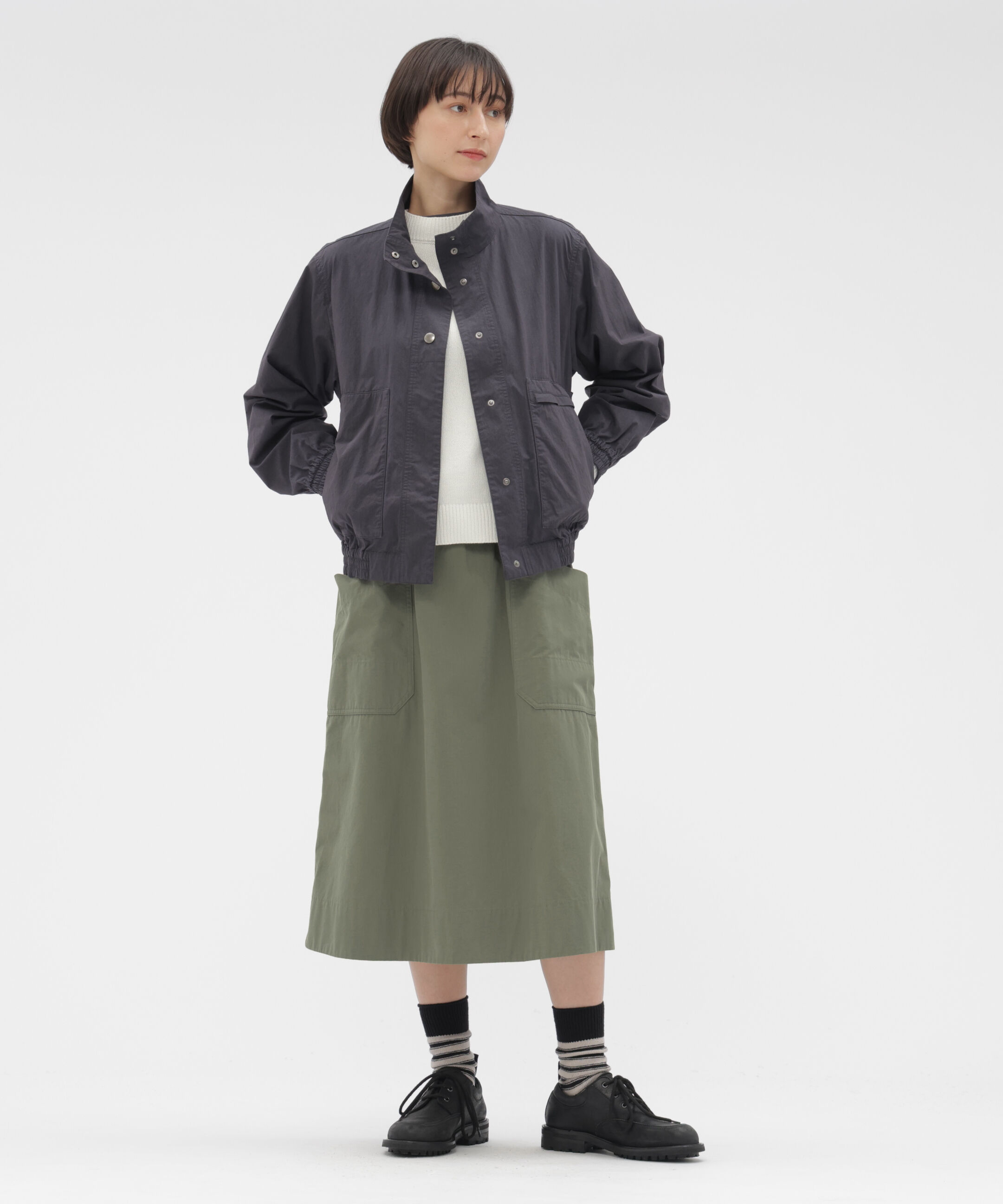 MHL.「COTTON CUPRA PLAINWEAVE SKIRT」|スカート|SAGE7