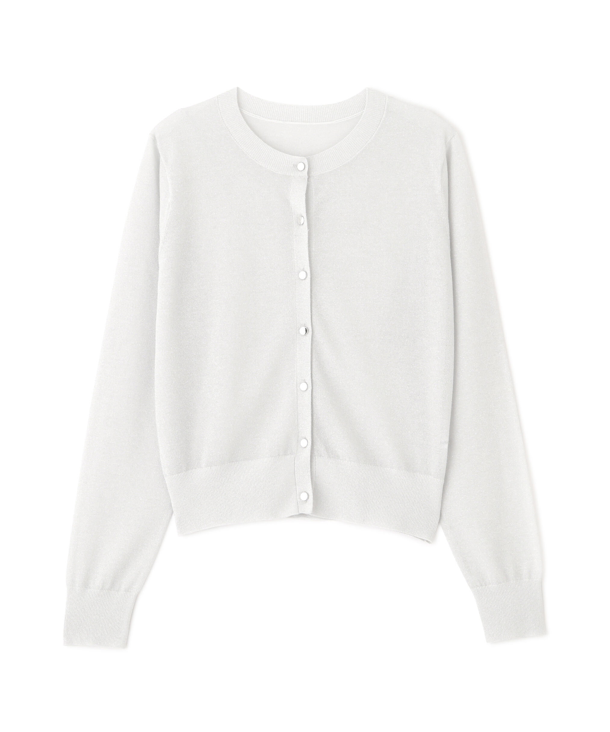  「ラメシアーベーシックカーディガン」|ニット・セーター|