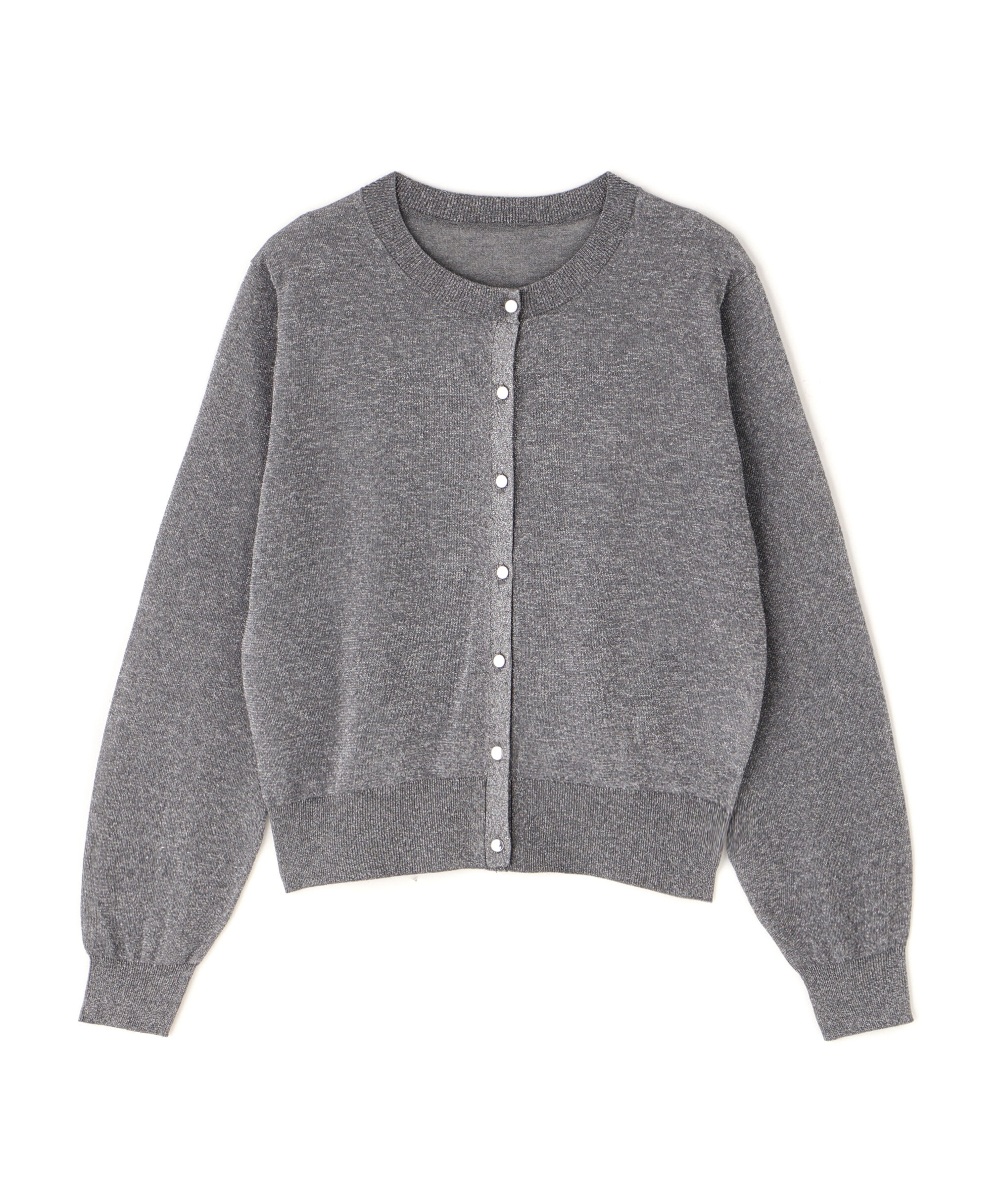  「ラメシアーベーシックカーディガン」|ニット・セーター|