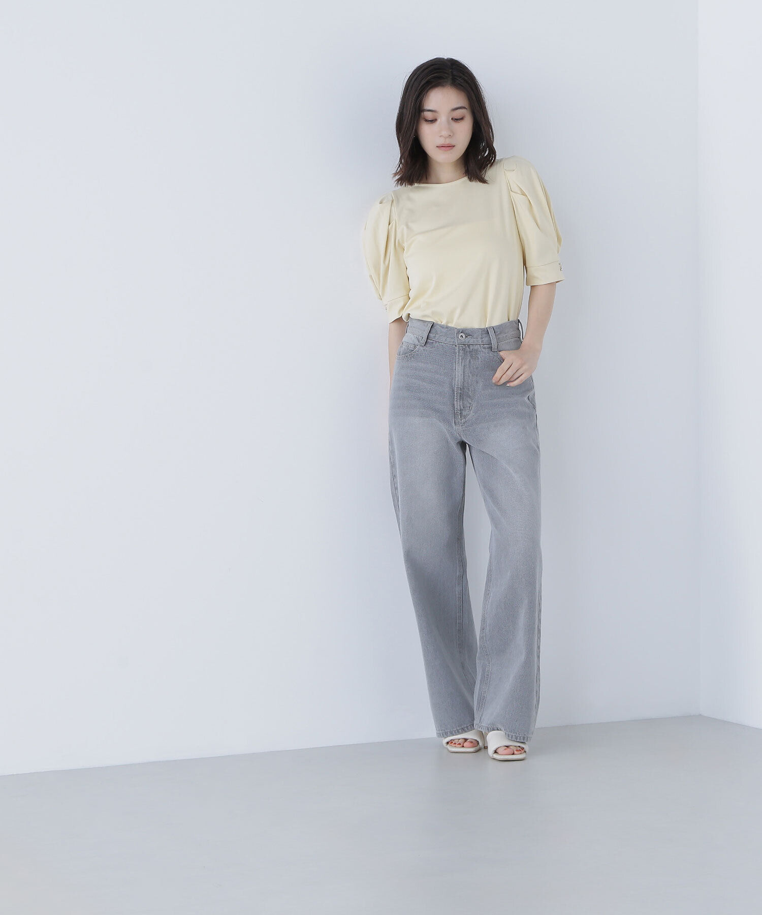  「パフスリーブカットソー」|Tシャツ・カットソー|