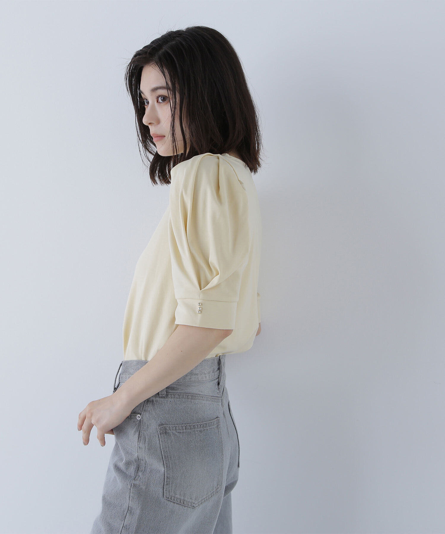  「パフスリーブカットソー」|Tシャツ・カットソー|