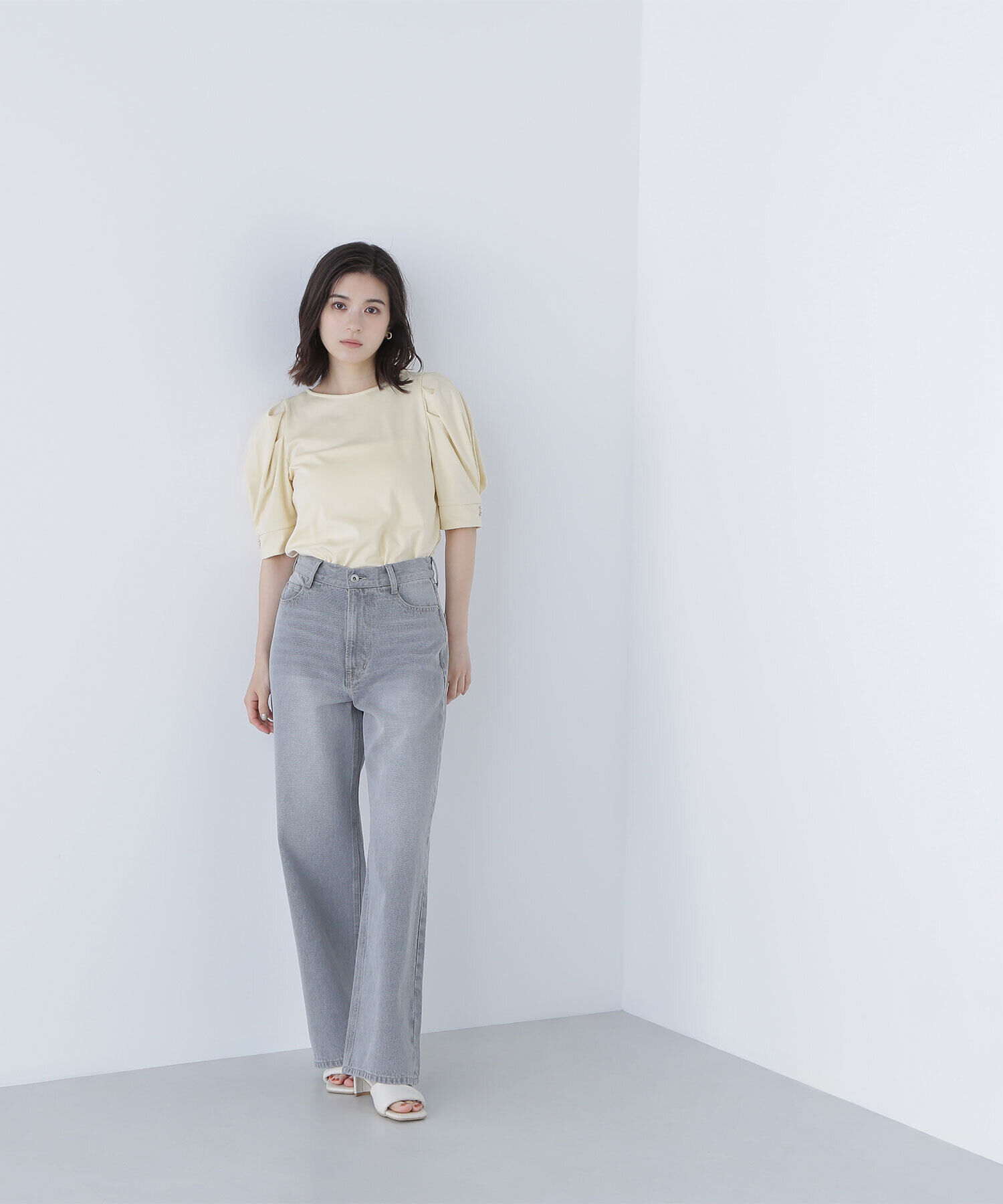  「パフスリーブカットソー」|Tシャツ・カットソー|