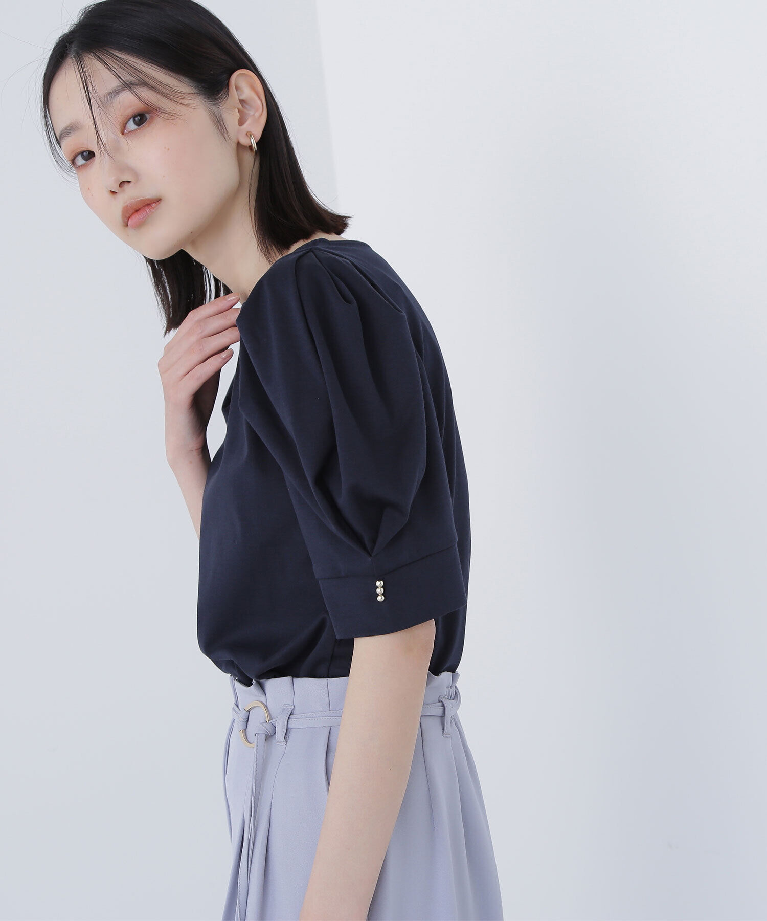  「パフスリーブカットソー」|Tシャツ・カットソー|