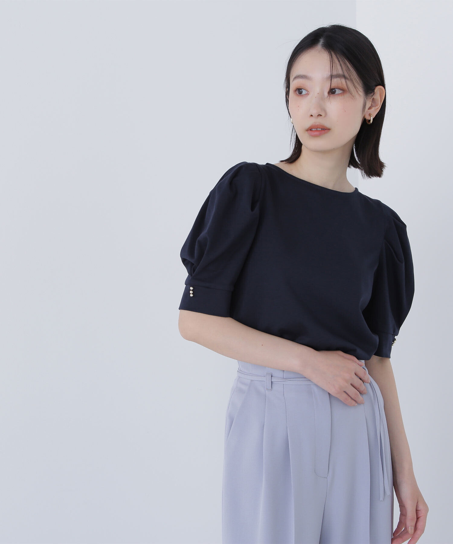  「パフスリーブカットソー」|Tシャツ・カットソー|