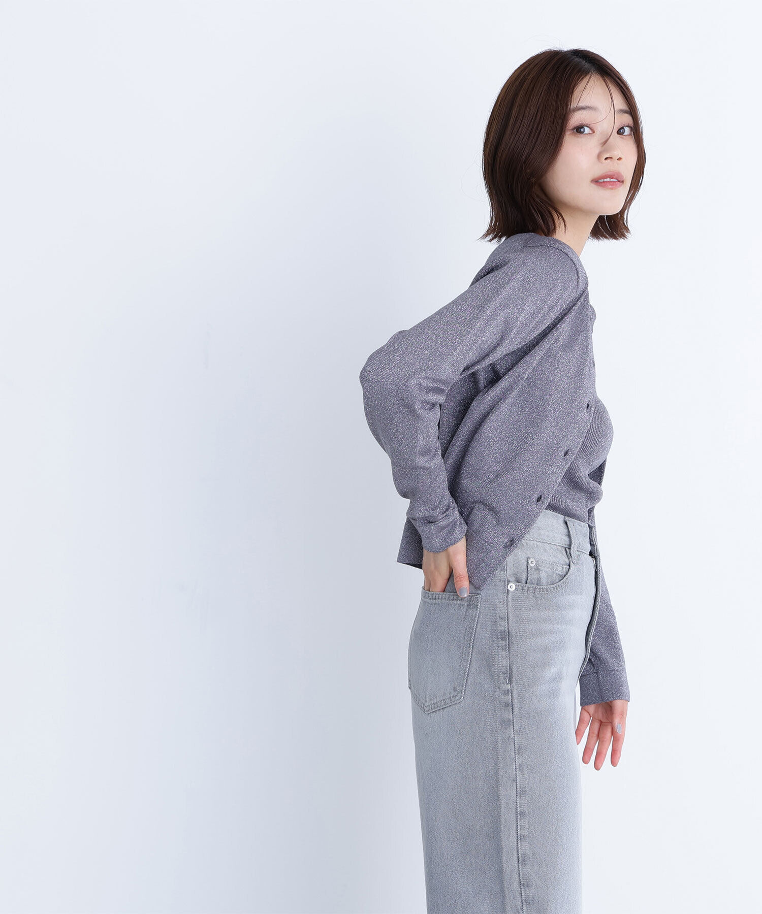  「ベーシッククルーネックアンサンブル」|ニット・セーター|