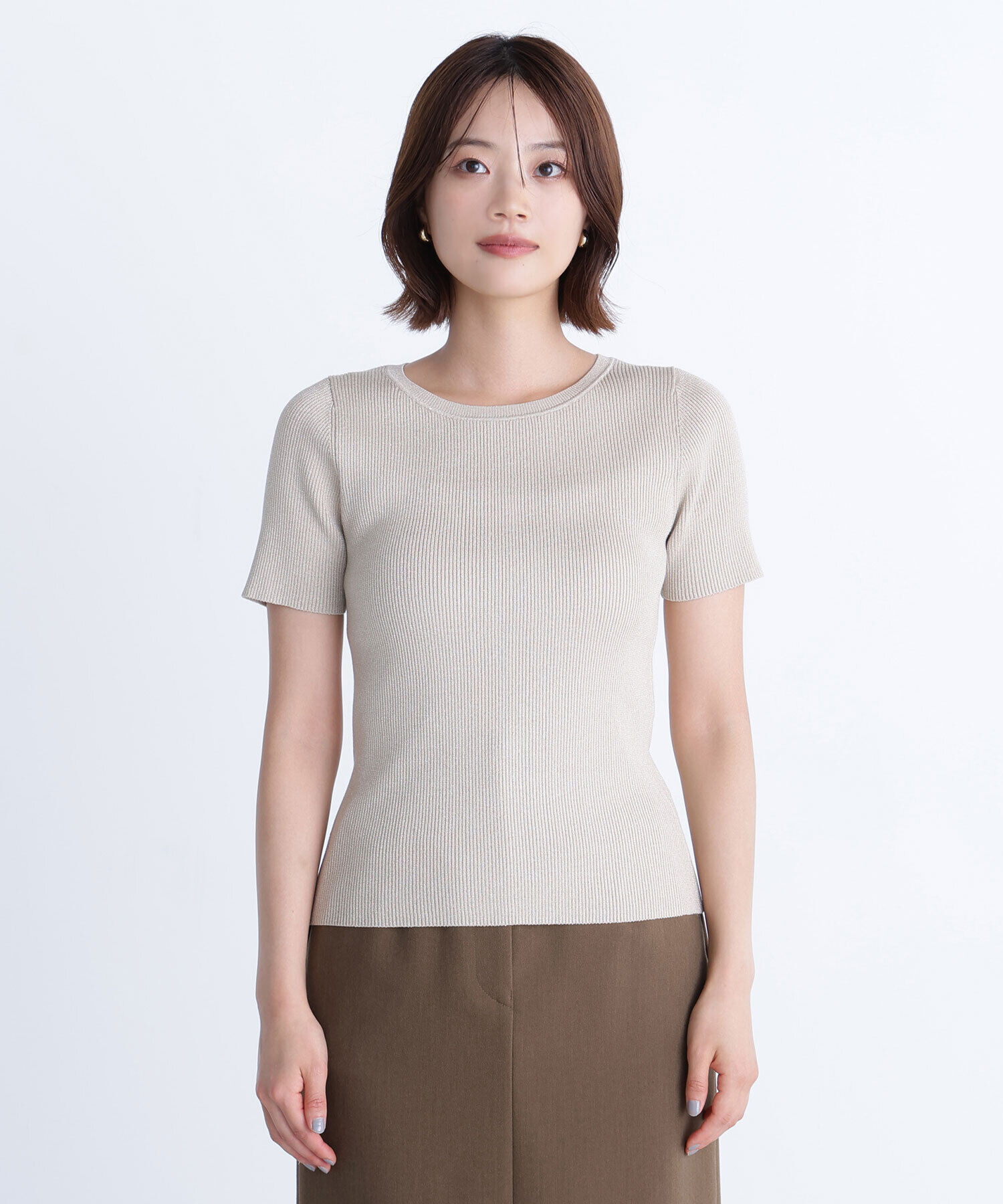  「ベーシッククルーネックアンサンブル」|ニット・セーター|