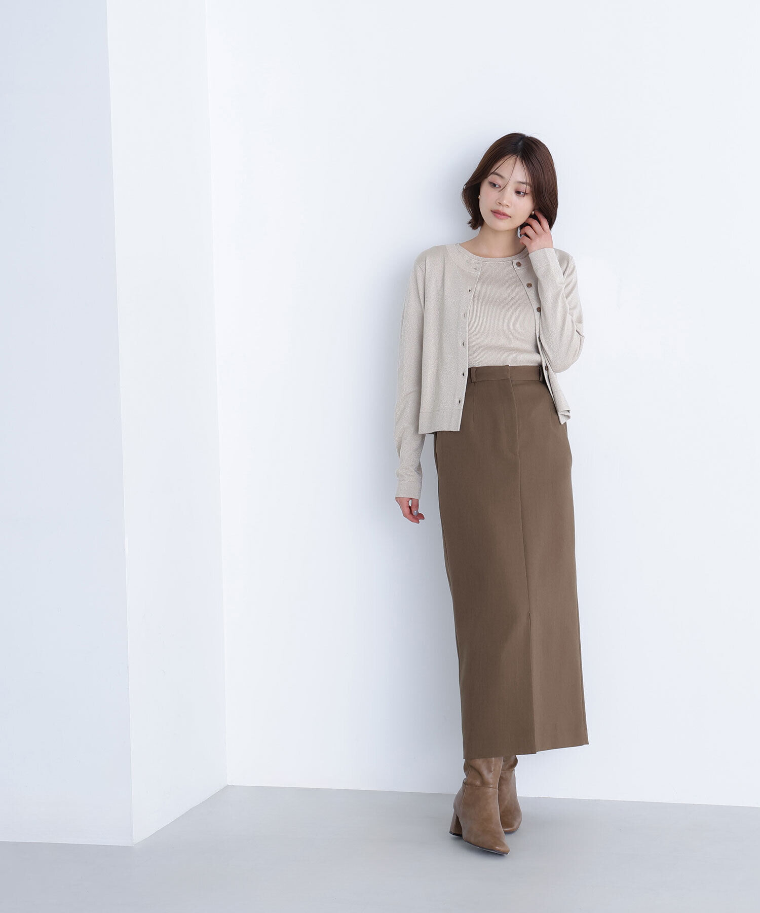  「ベーシッククルーネックアンサンブル」|ニット・セーター|