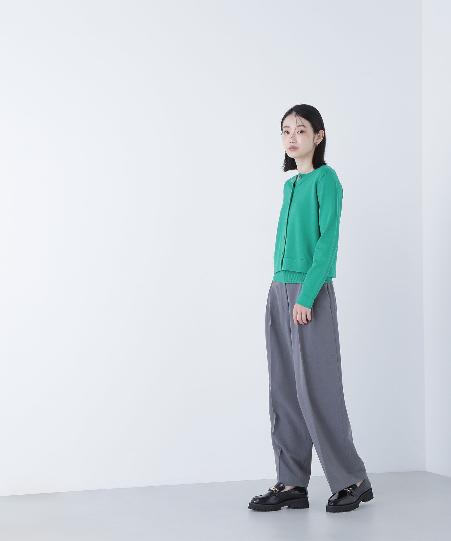  「ベーシッククルーネックアンサンブル」|ニット・セーター|