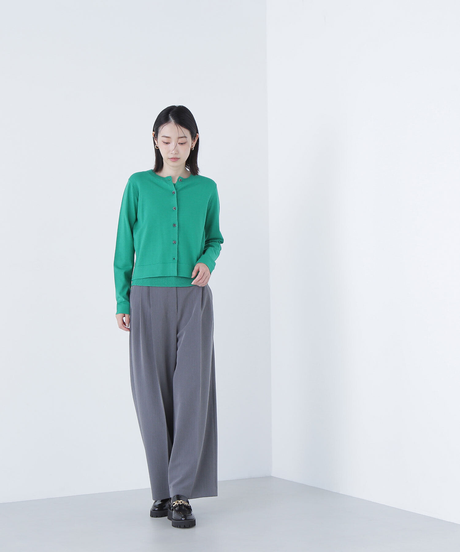  「ベーシッククルーネックアンサンブル」|ニット・セーター|