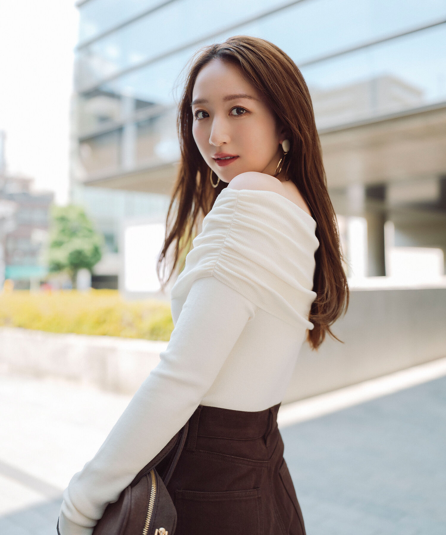  「オフショルコンパクトニット」|ニット・セーター|