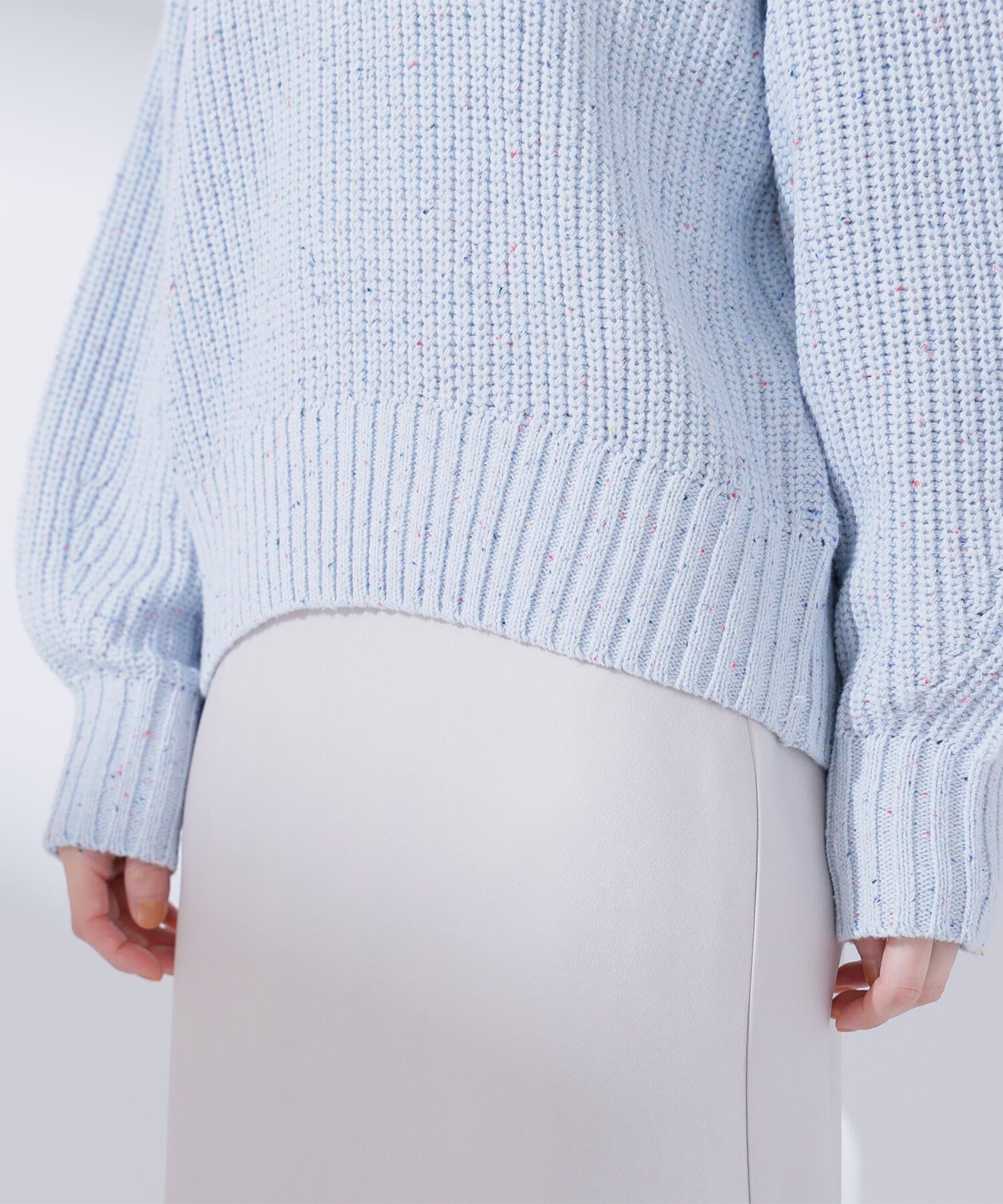  「カラーネップオーバーニット」|ニット・セーター|