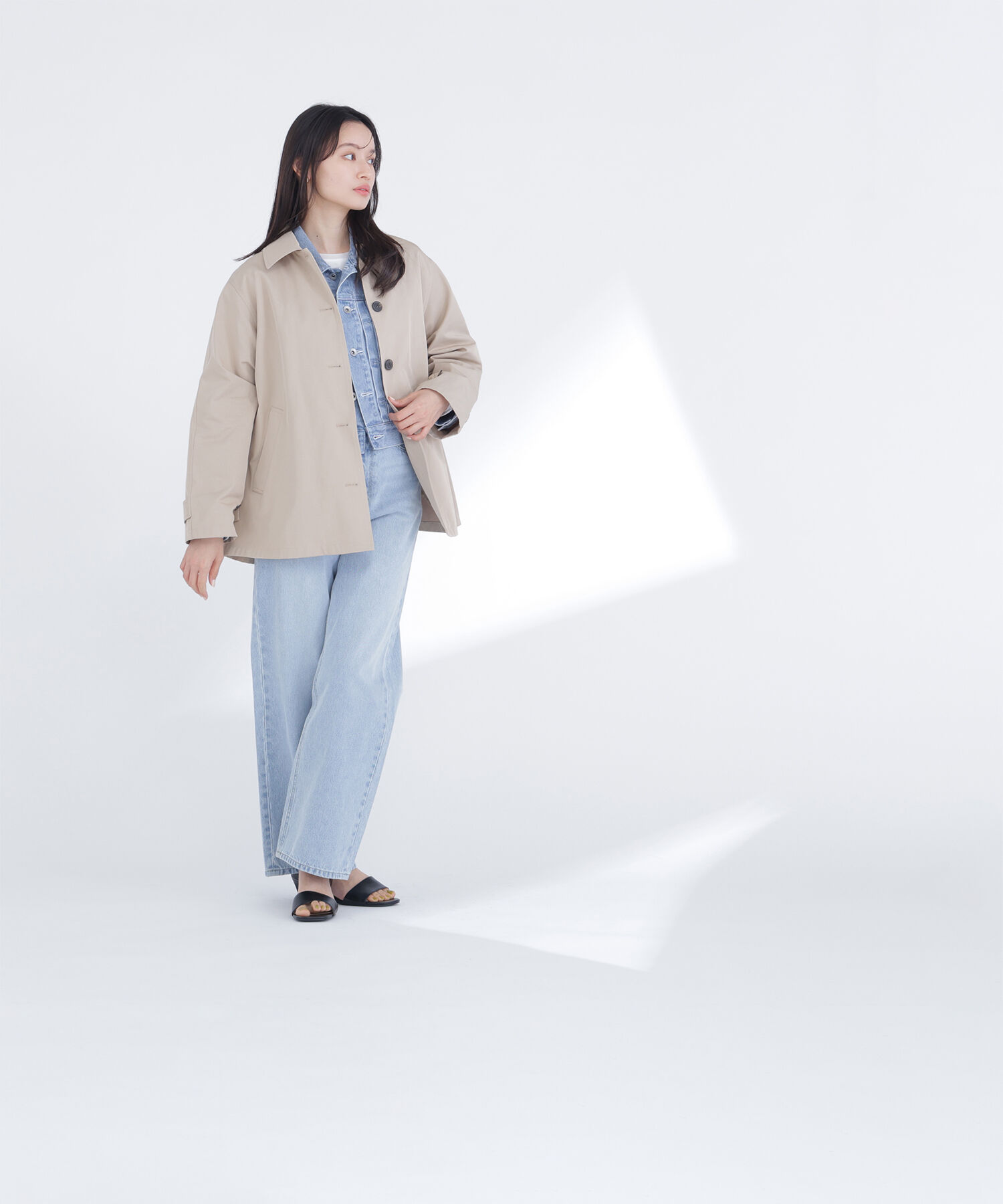  「ステンカラーハーフコート」|ブルゾン・スタジャン|