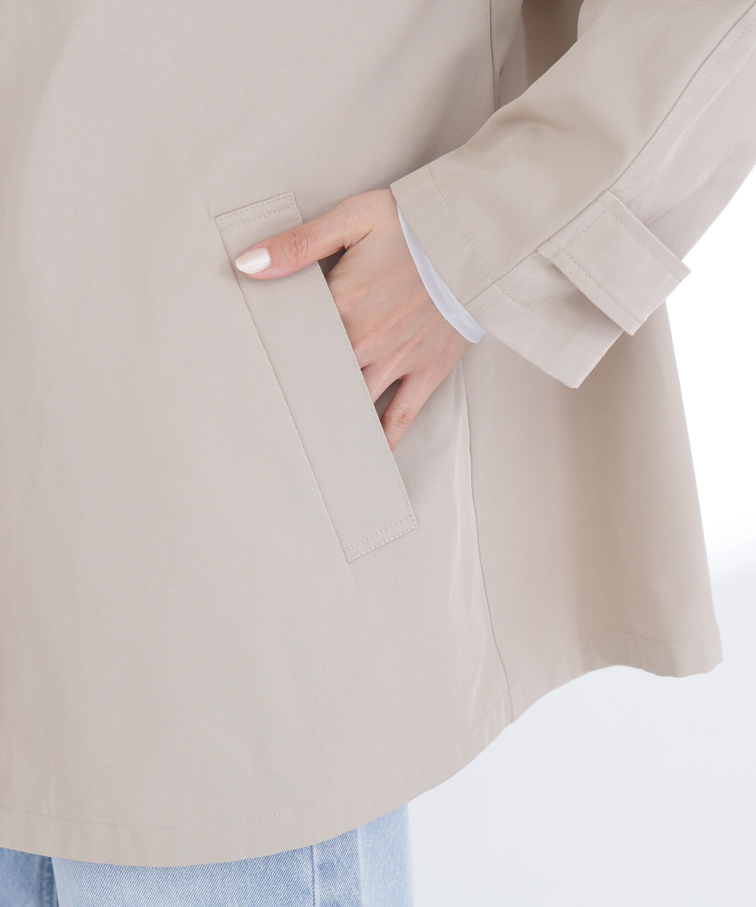  「ステンカラーハーフコート」|ブルゾン・スタジャン|