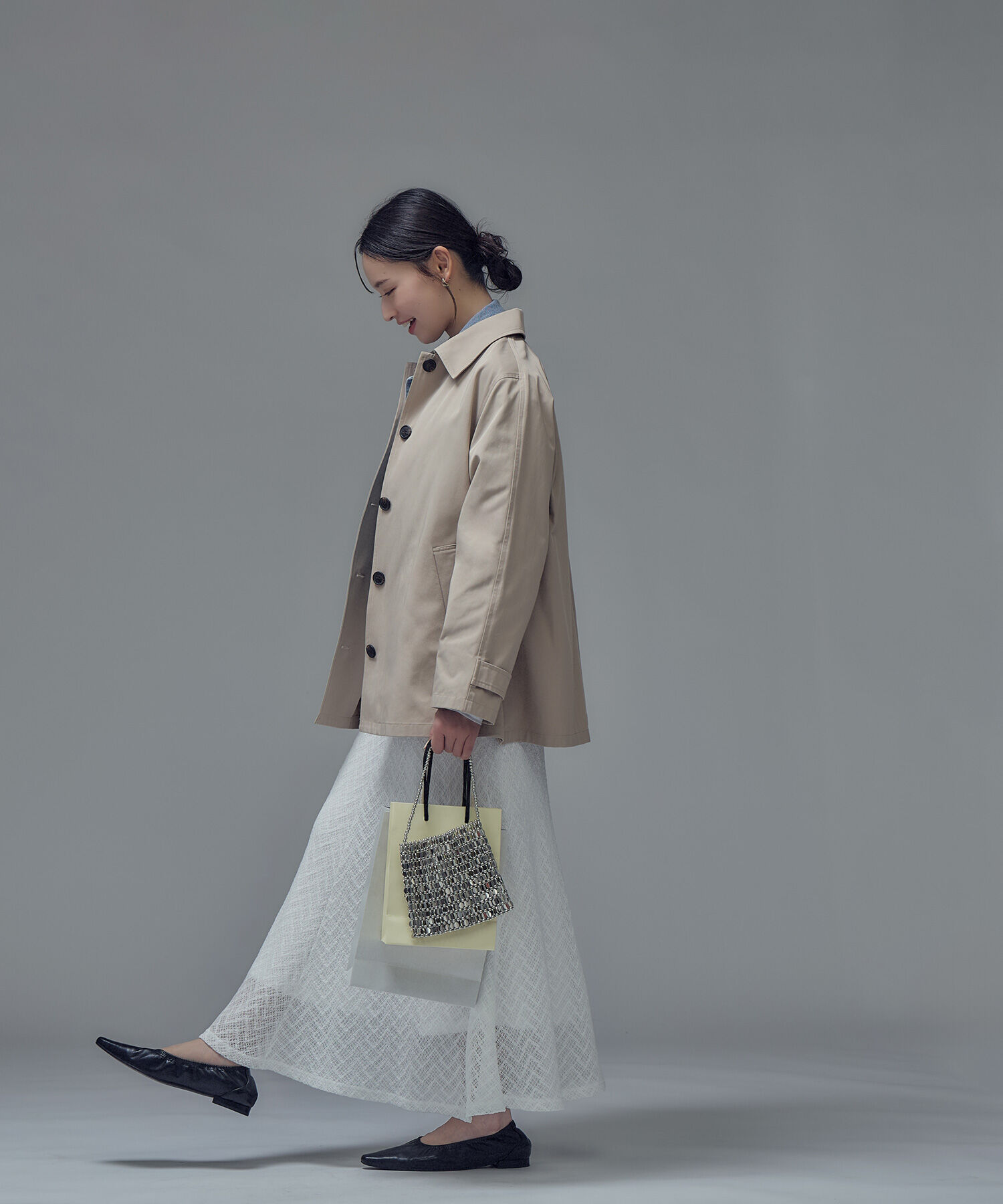  「ステンカラーハーフコート」|ブルゾン・スタジャン|