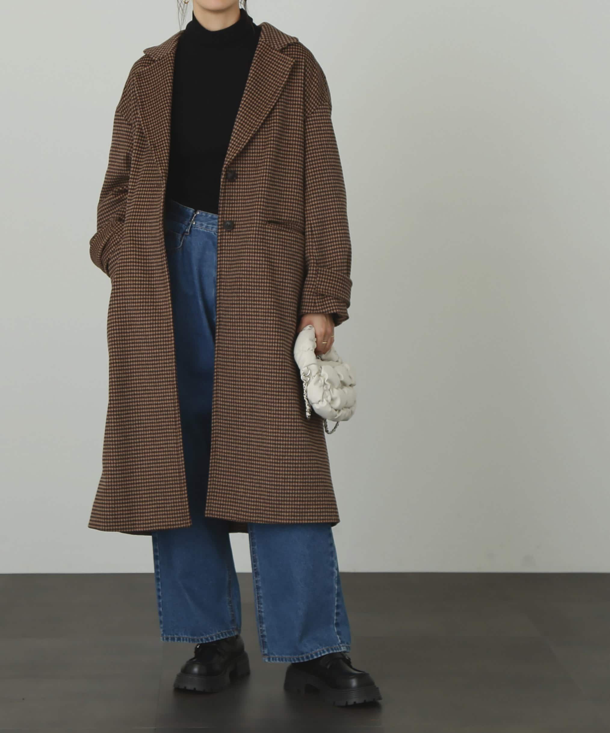  「[低身長サイズ/Sシリーズ]メルトンルーズチェスターロングコート」|その他|ベージュベー 2