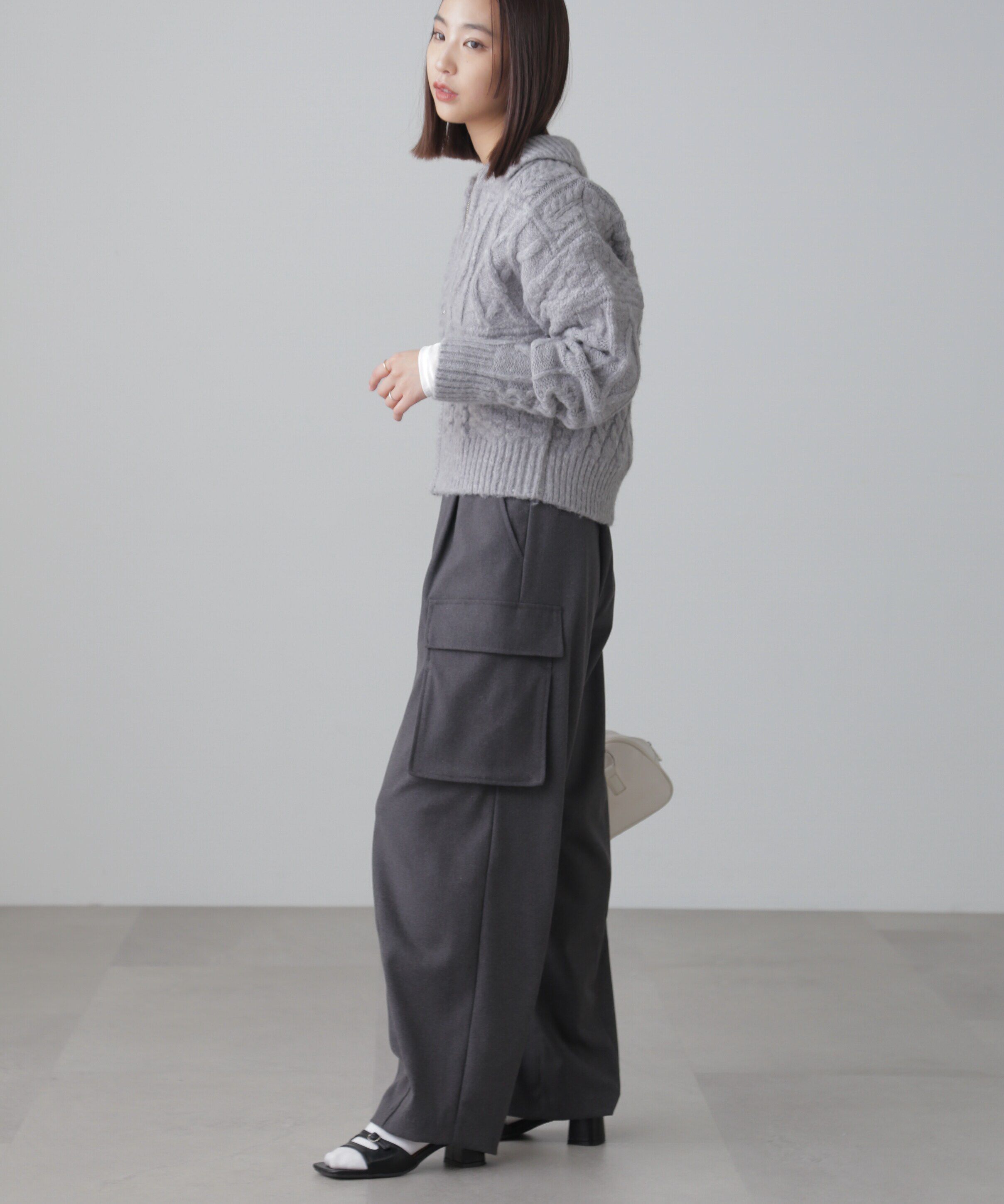  「ジャガードニットブルゾン」|ブルゾン・スタジャン|