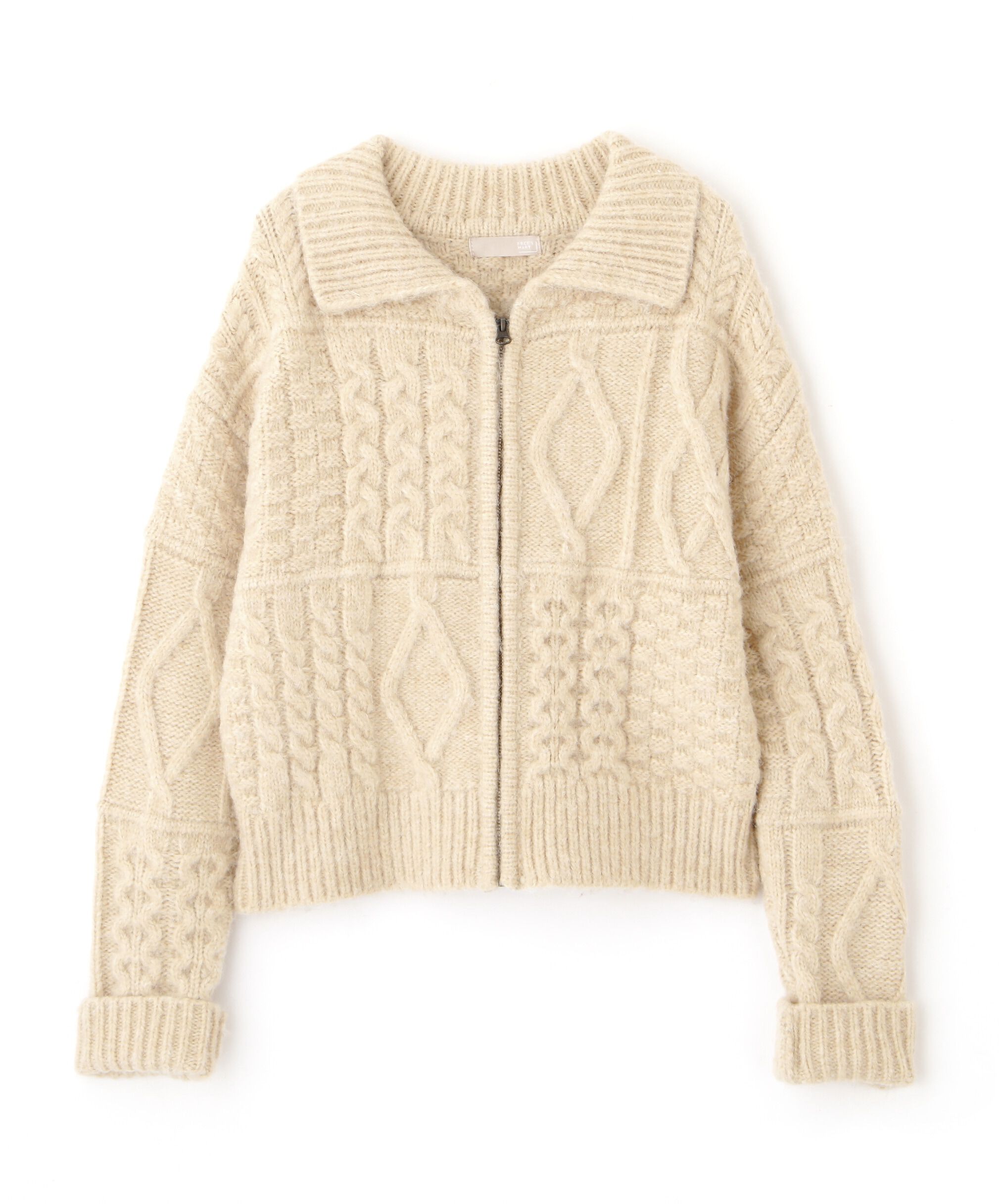  「ジャガードニットブルゾン」|ブルゾン・スタジャン|