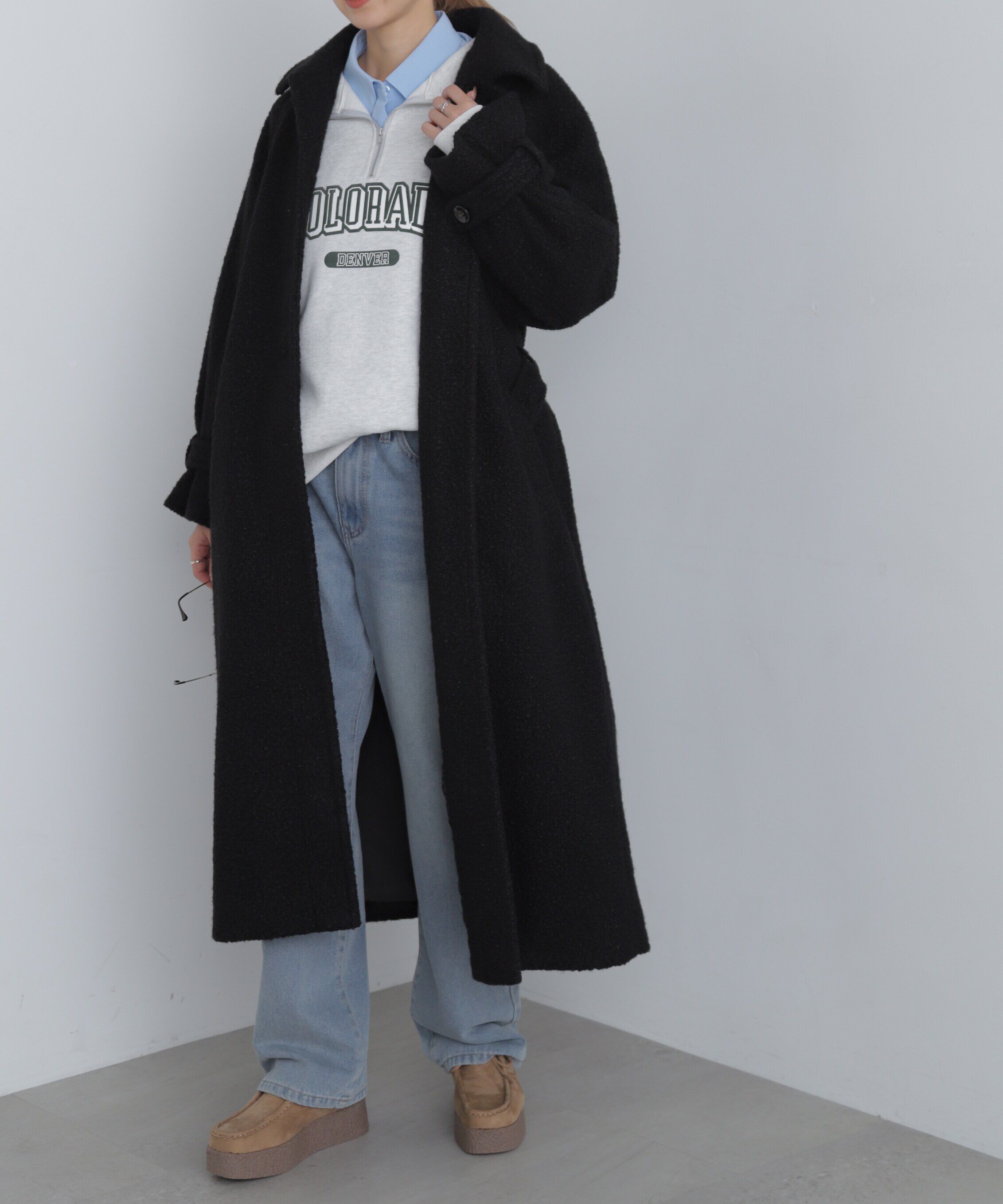  「2wayブークレステンカラーロングコート」|その他|