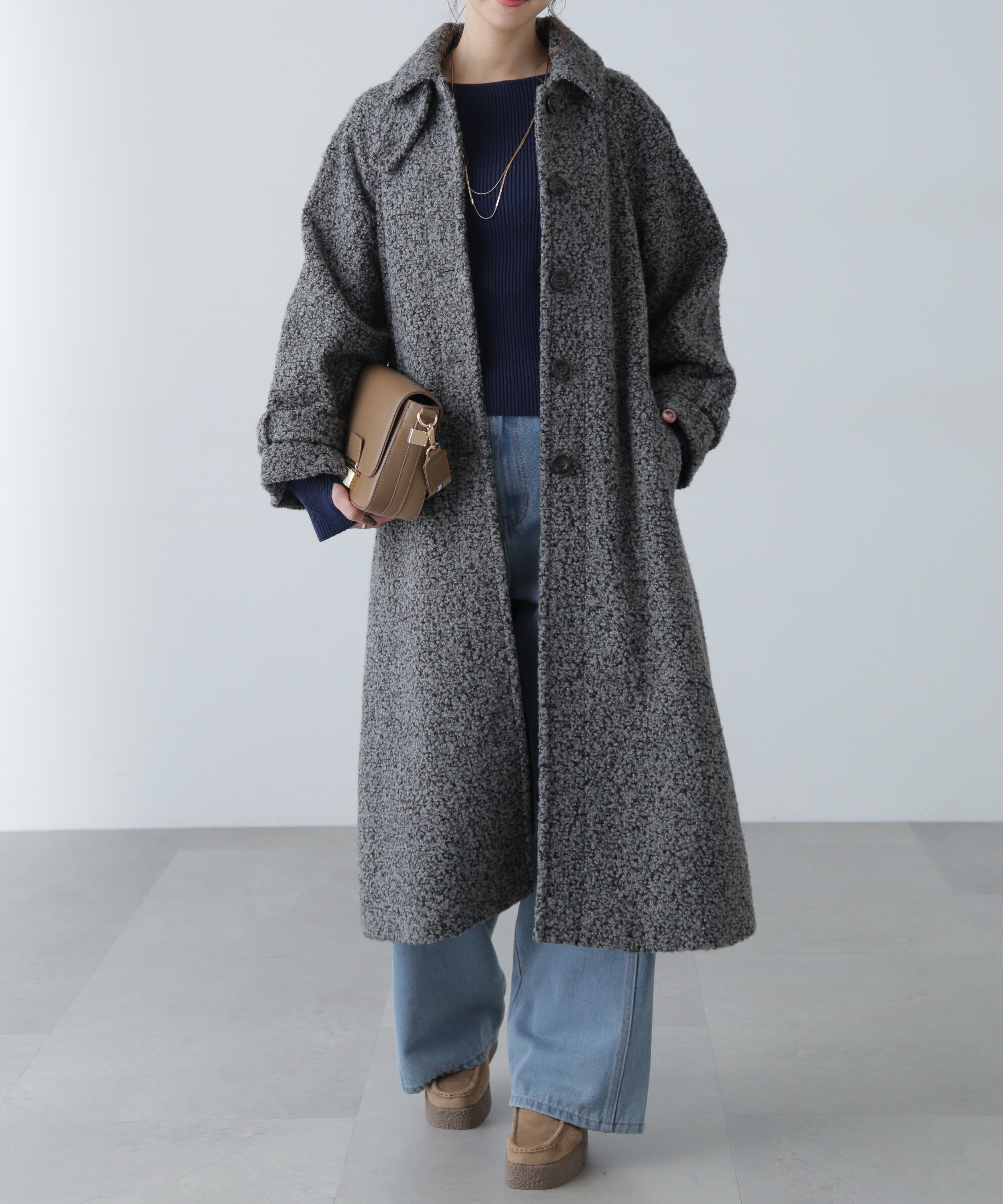  「2wayブークレステンカラーロングコート」|その他|