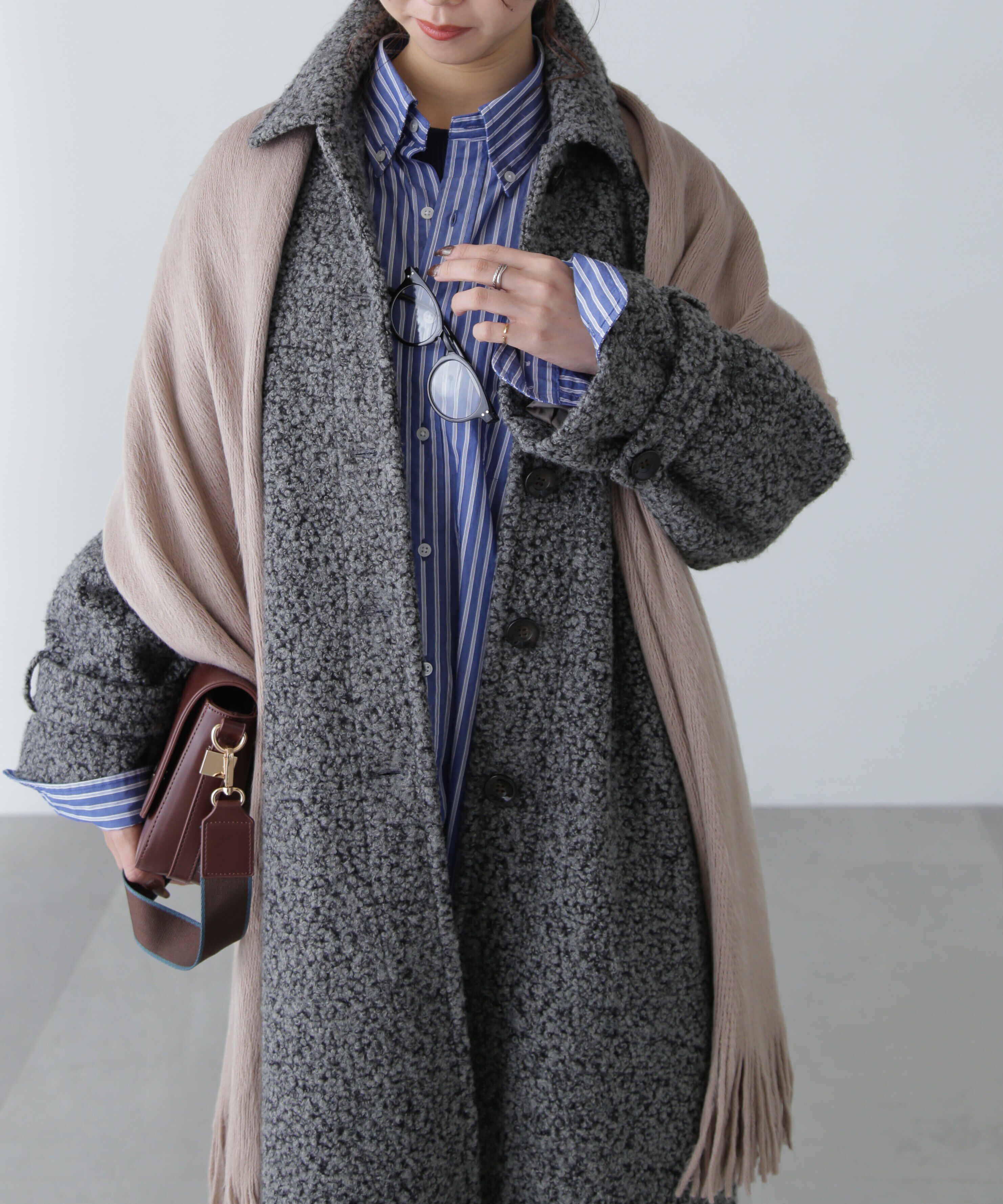  「2wayブークレステンカラーロングコート」|その他|