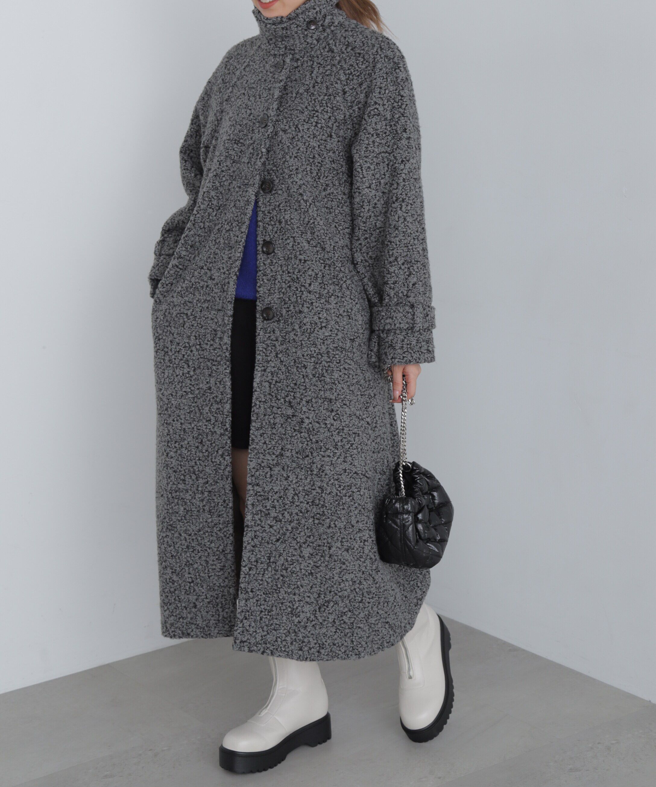  「2wayブークレステンカラーロングコート」|その他|