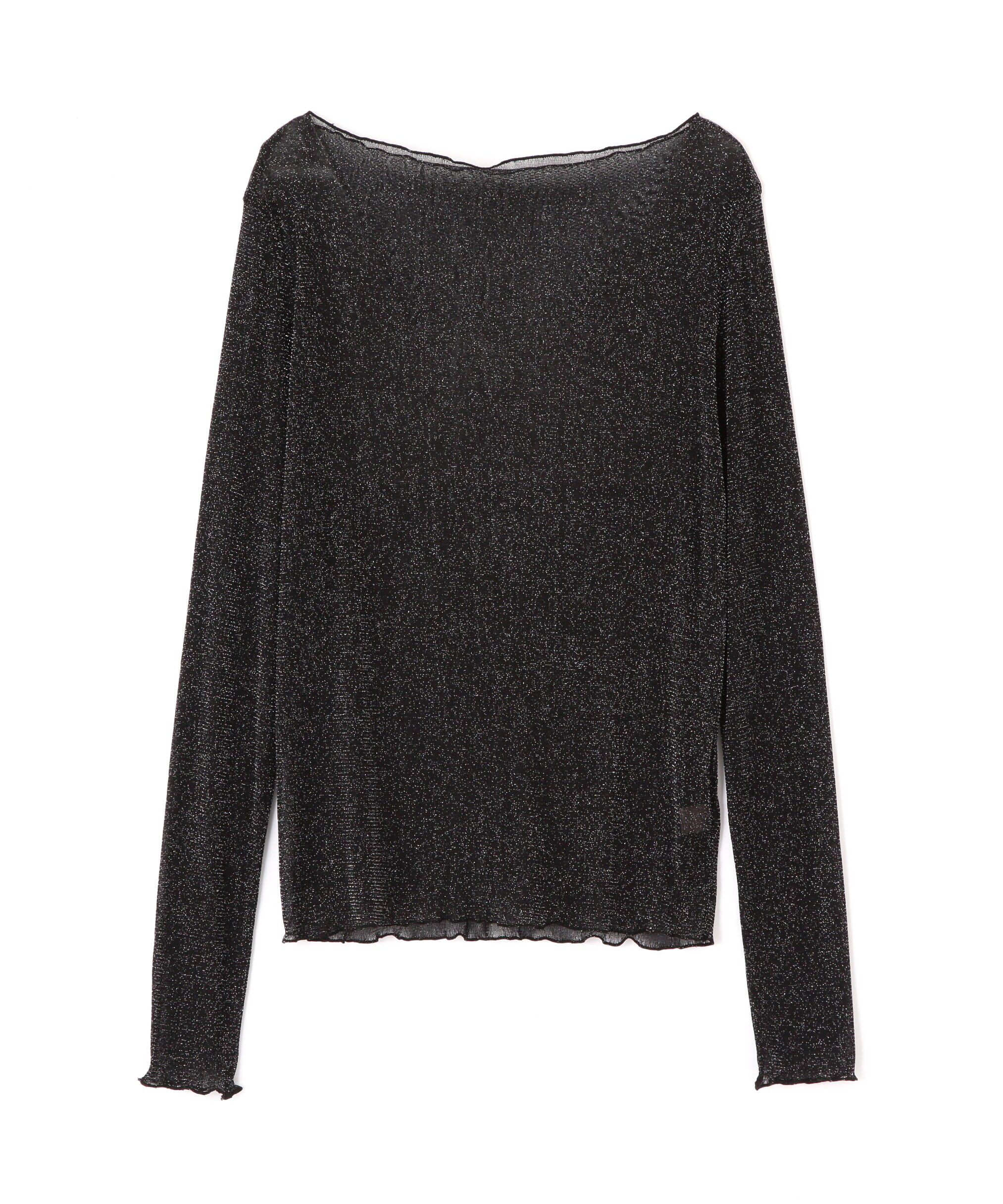  「ラメシアーボートネックカットソー」|Tシャツ・カットソー|