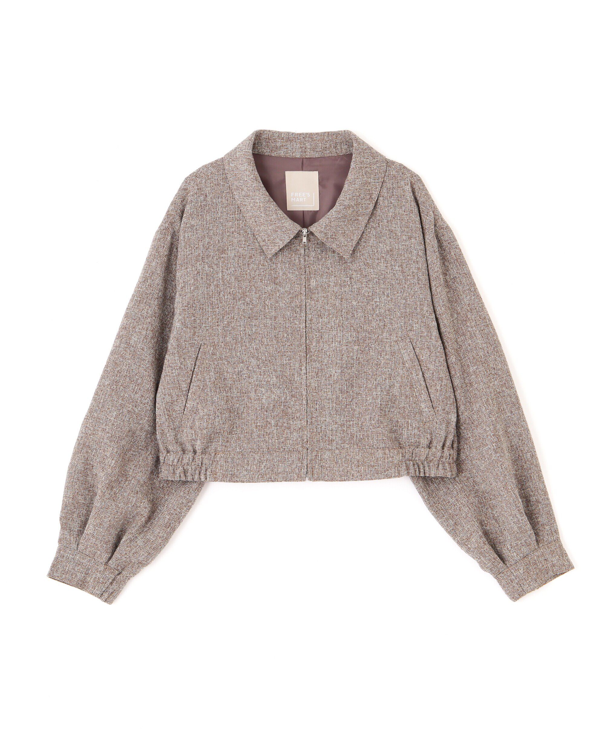  「ツイードジップブルゾン」|ブルゾン・スタジャン|