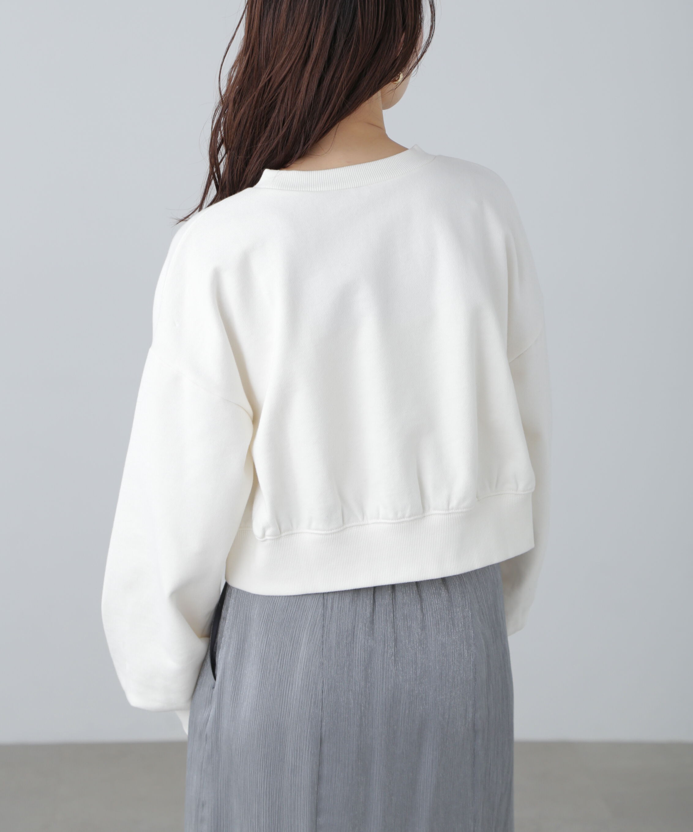  「ワンポイント刺繍スウェット」|Tシャツ・カットソー|