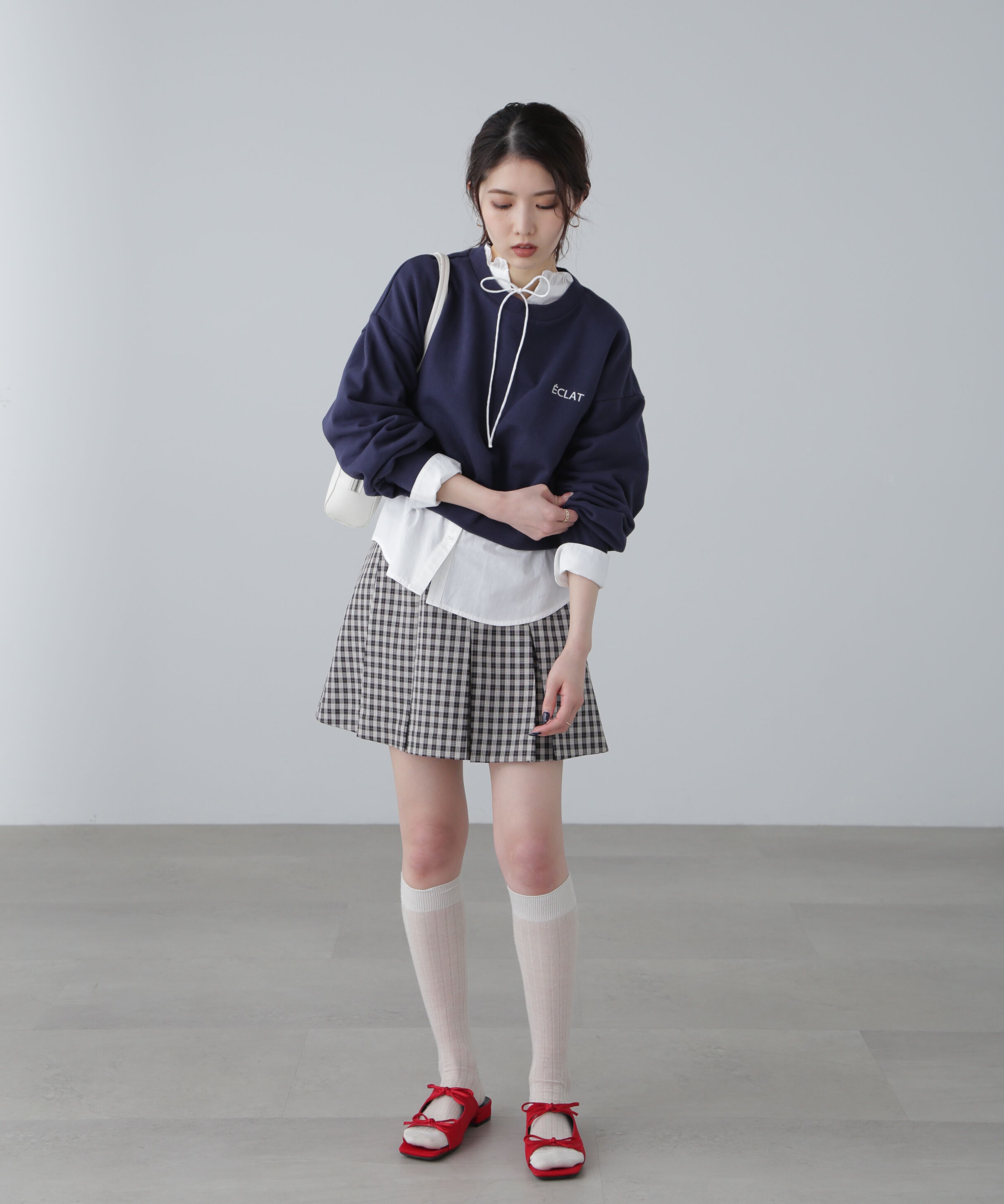  「ワンポイント刺繍スウェット」|Tシャツ・カットソー|