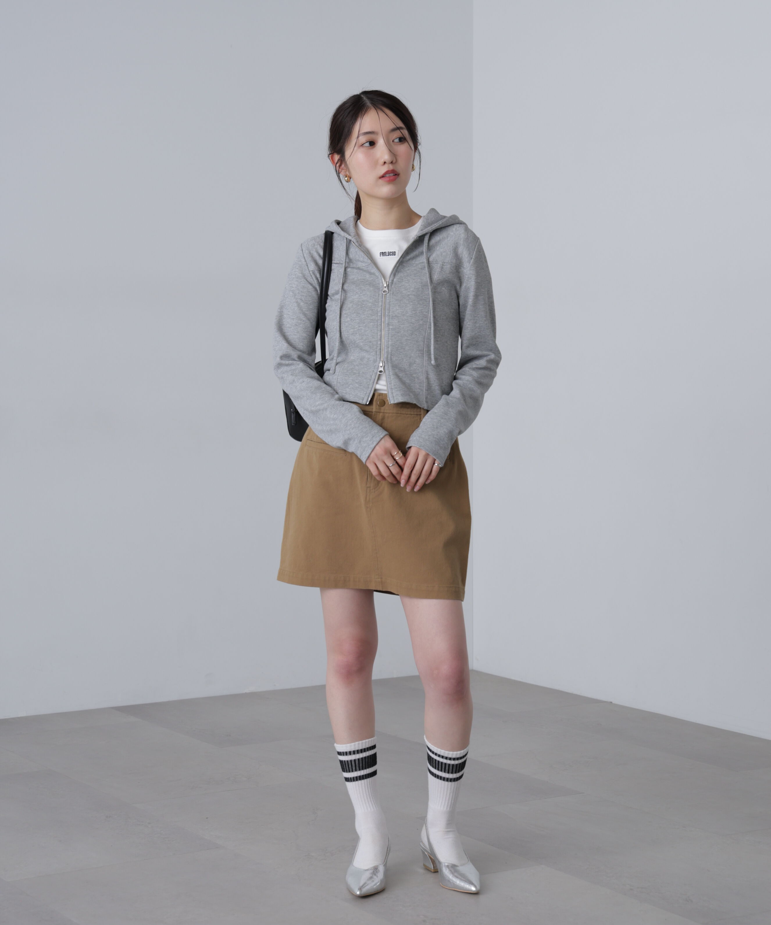  「フィットジップパーカー」|Tシャツ・カットソー|