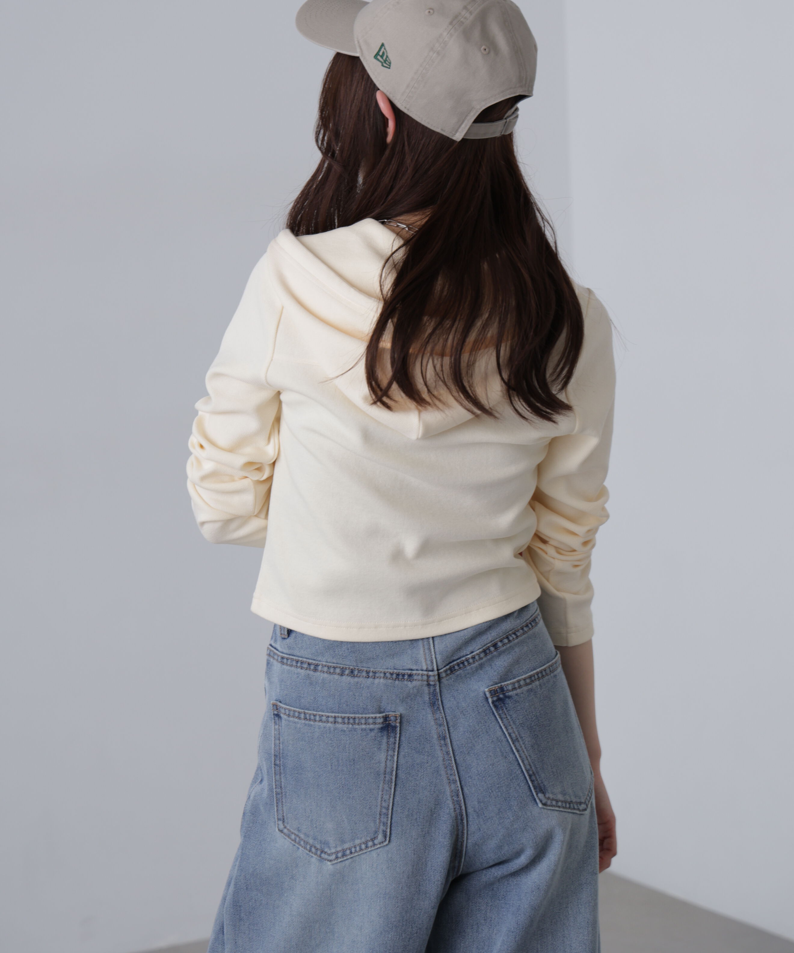  「フィットジップパーカー」|Tシャツ・カットソー|