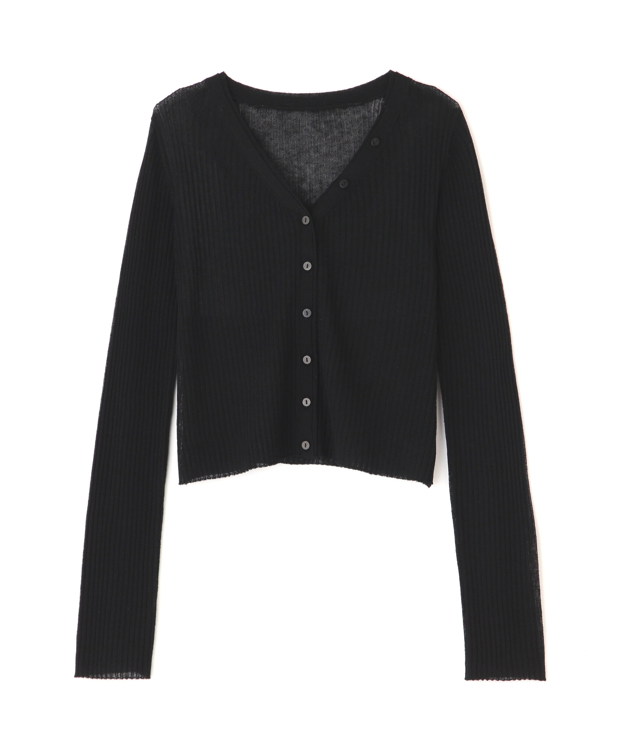  「シアーリブニットカーディガン」|ニット・セーター|