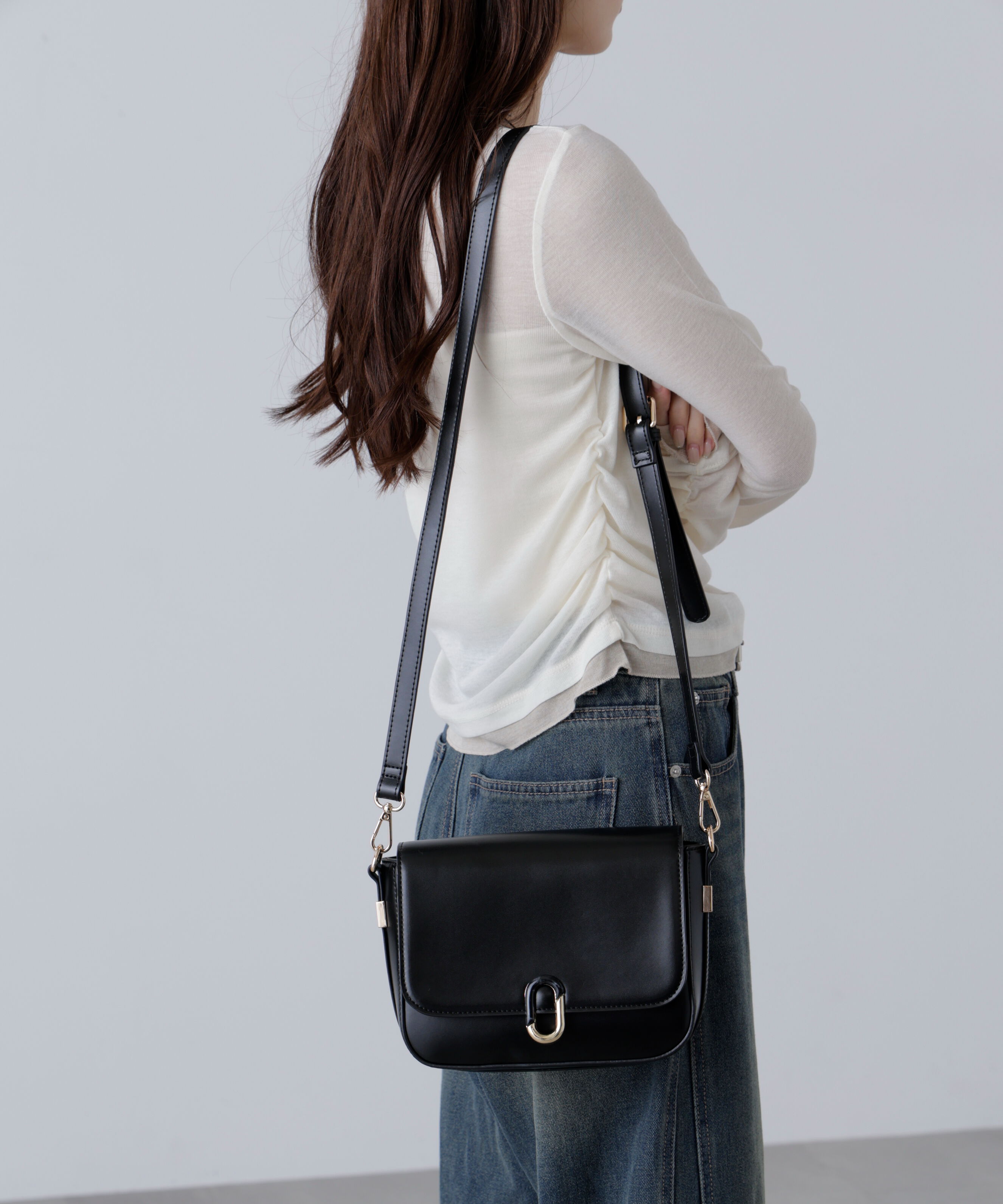  「レトロフラップショルダーバッグ」|その他|