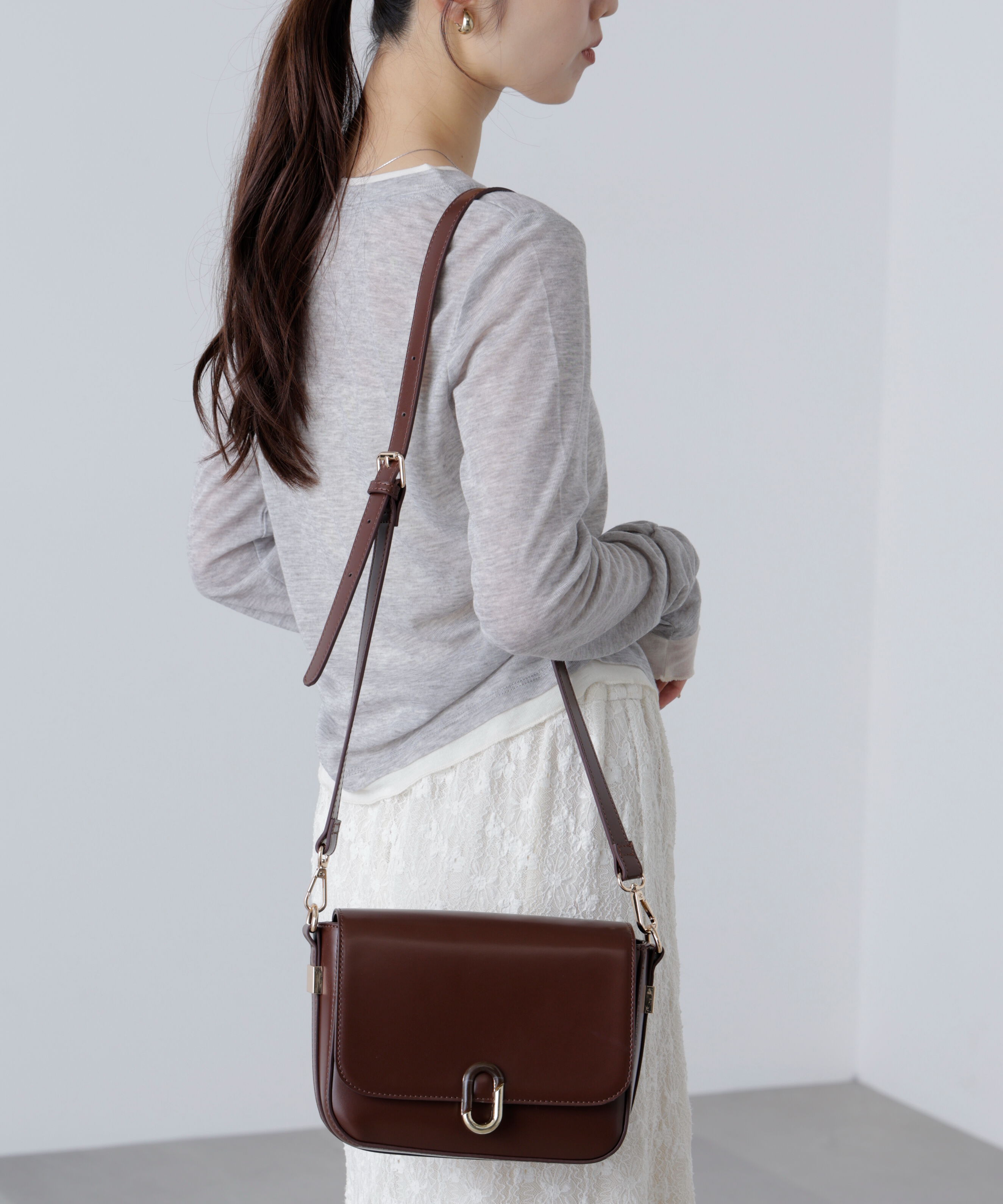  「レトロフラップショルダーバッグ」|その他|