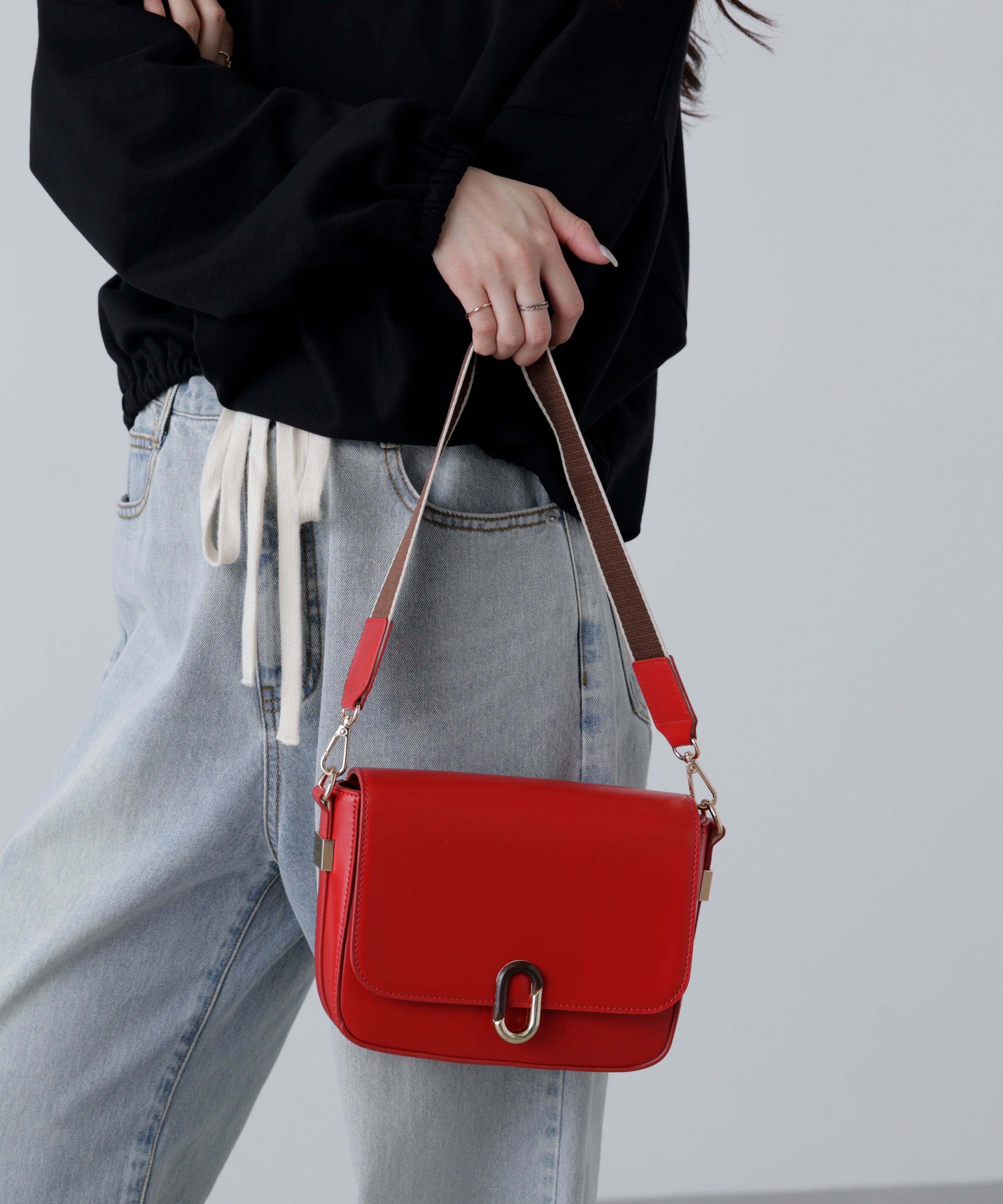  「レトロフラップショルダーバッグ」|その他|